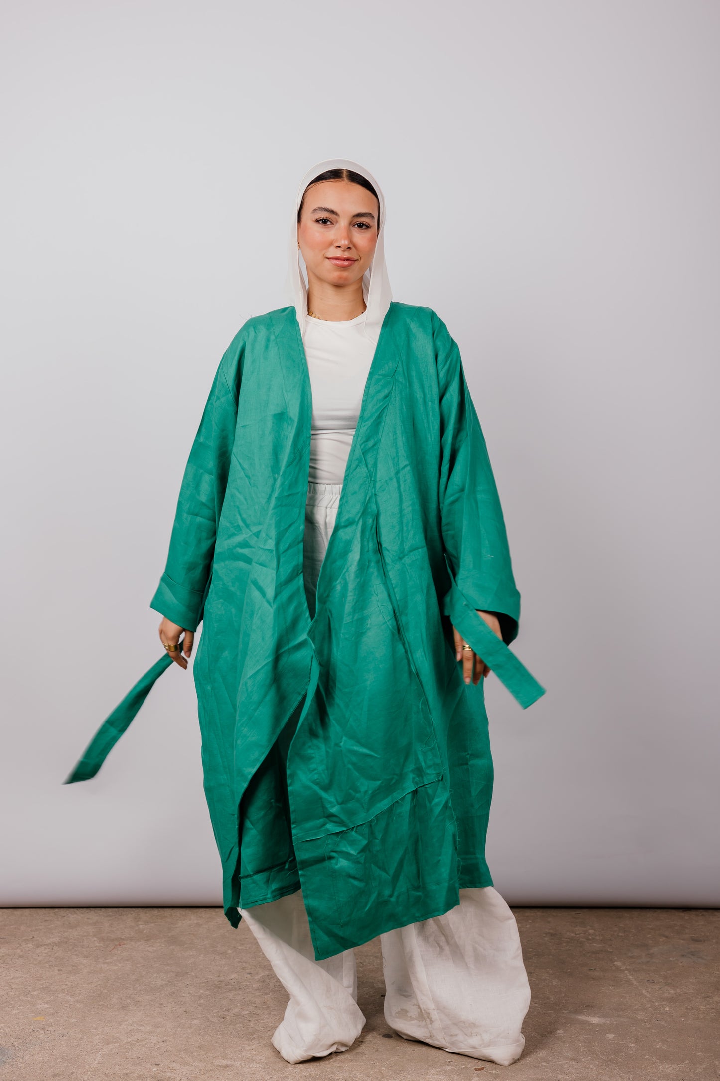 Basic Kimono In Green