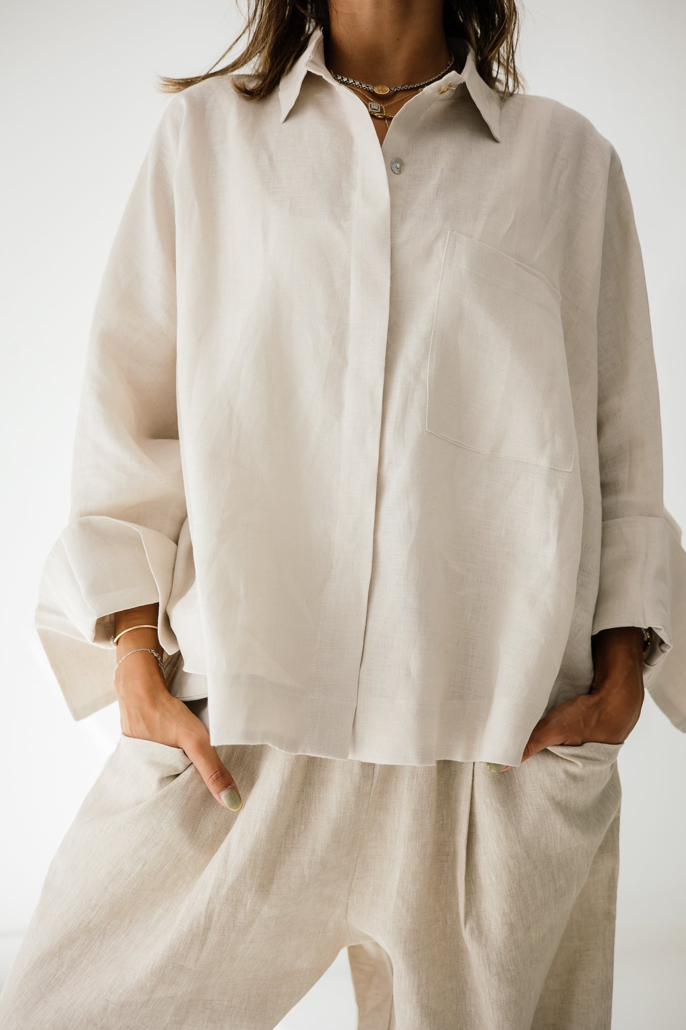 Butterfly Shirt In Creamy