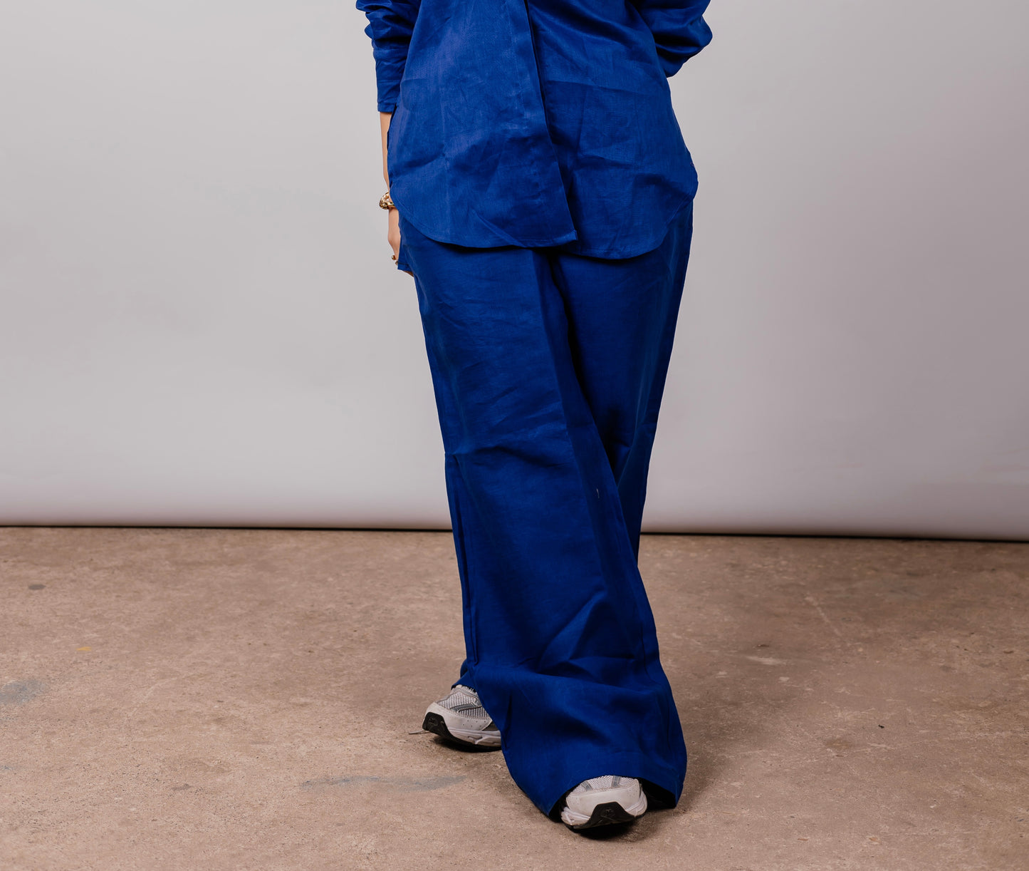 Basic Pant In Royal-blue