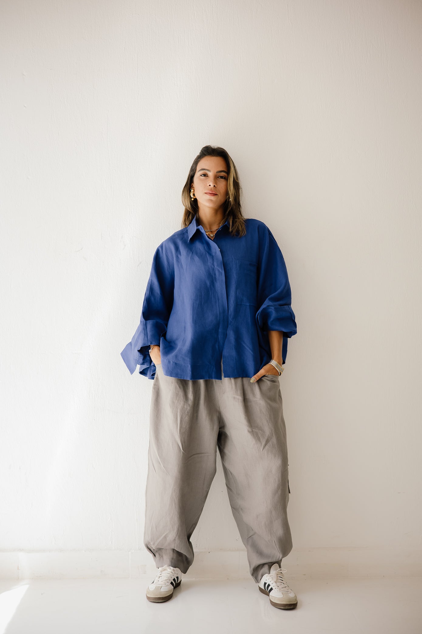 Butterfly Shirt In Royal Blue