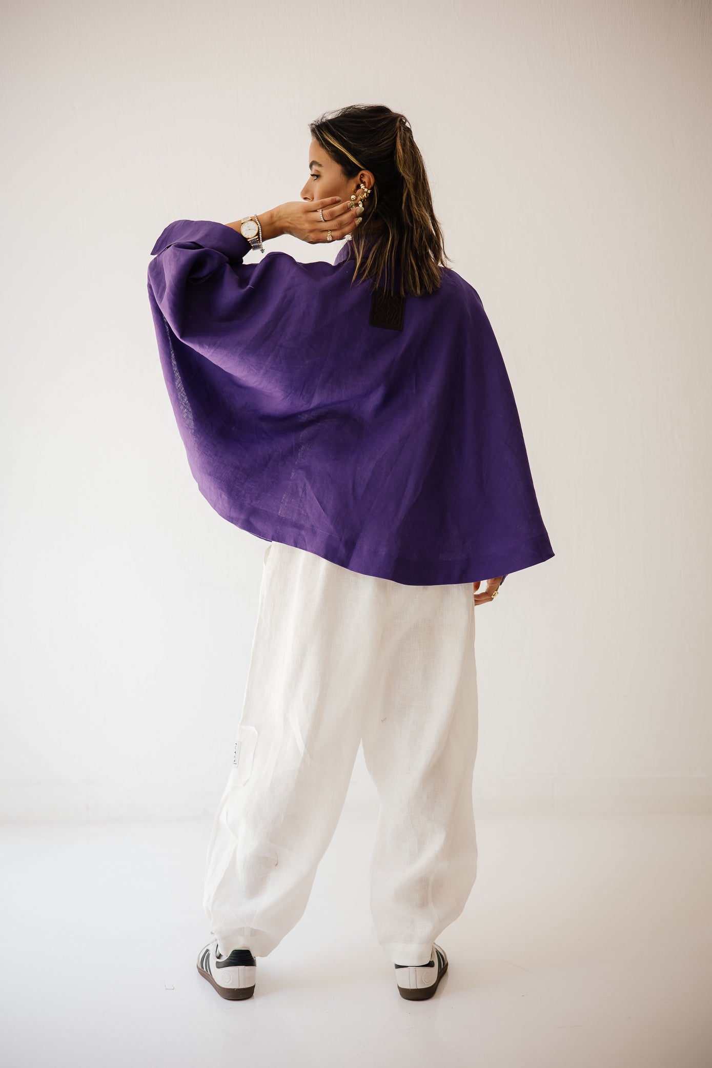 Balloon Pant In White