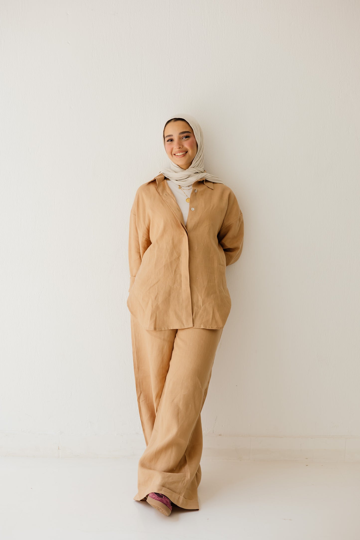 Basic Pant In Light Camel