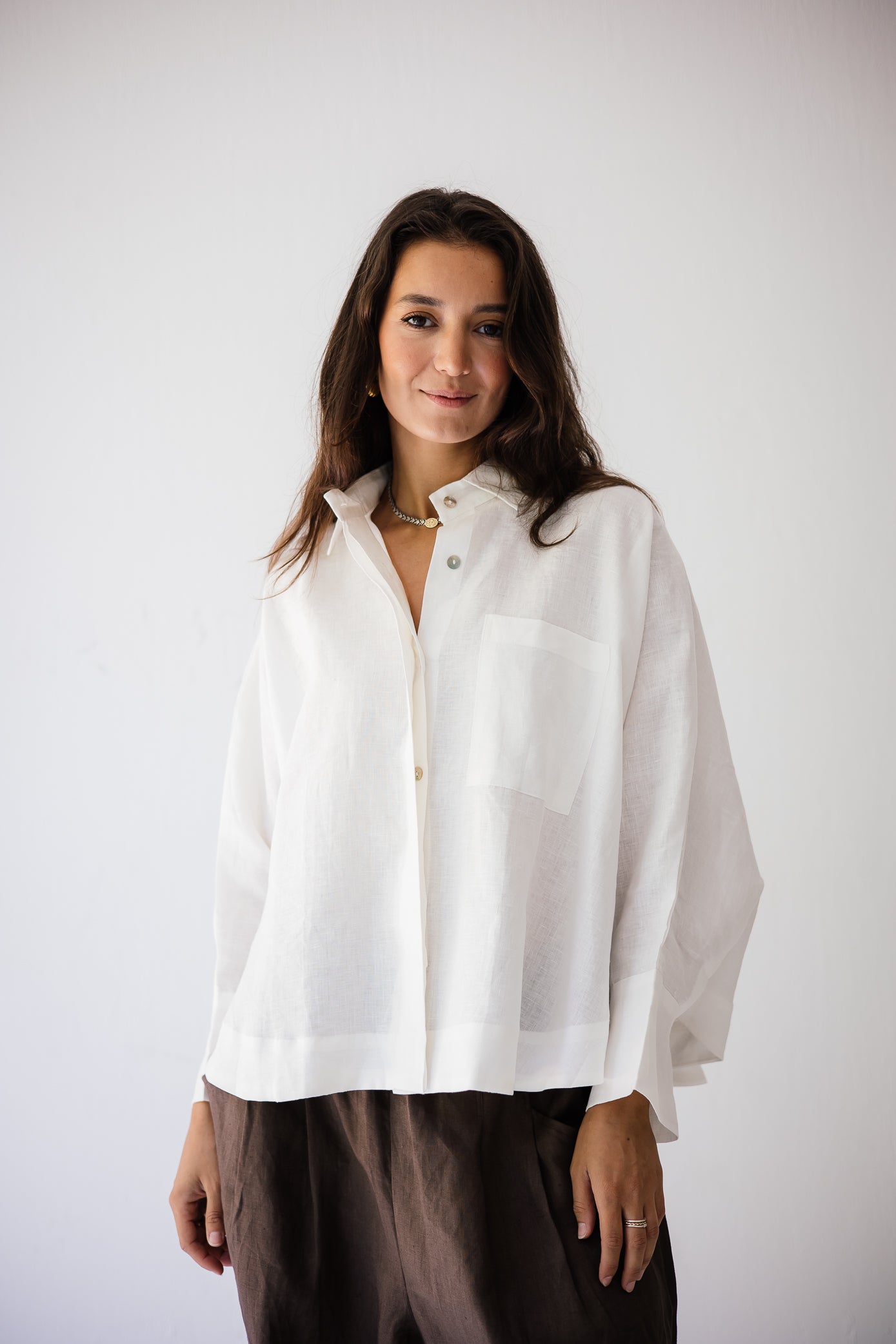 Butterfly Shirt In White