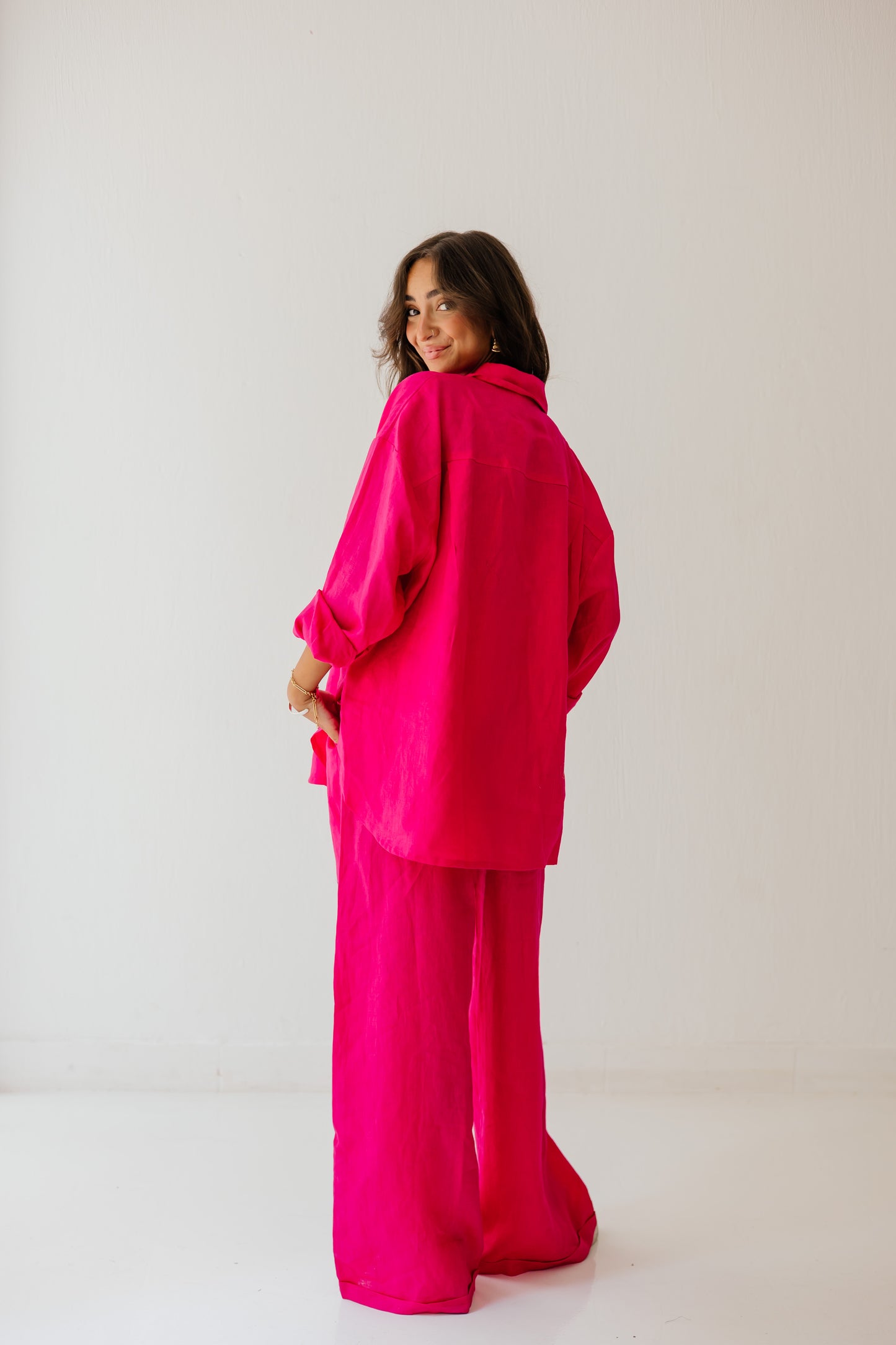 Basic Pant In Fuchsia