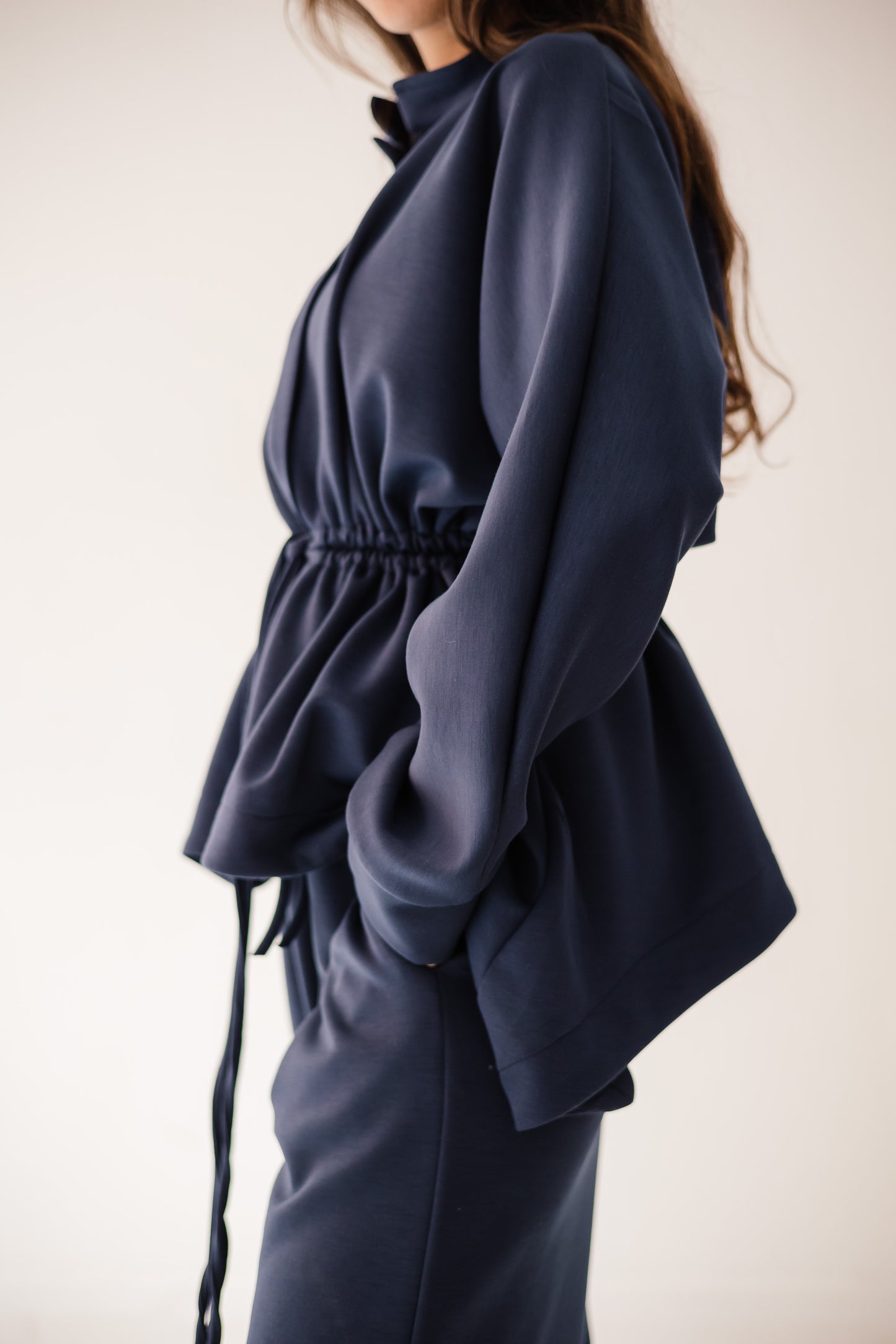 Elastic Set In Navy-blue