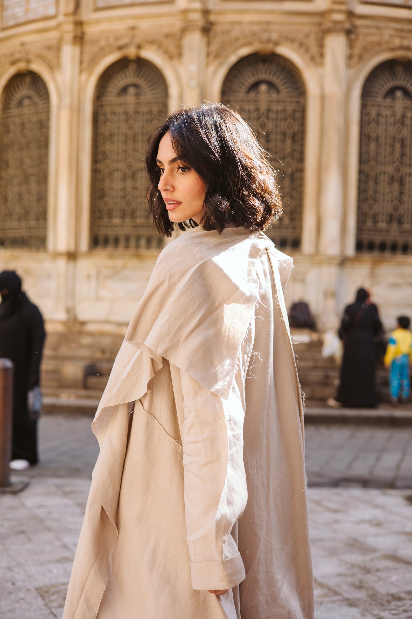 Tuck-it In Kimono In Cafe