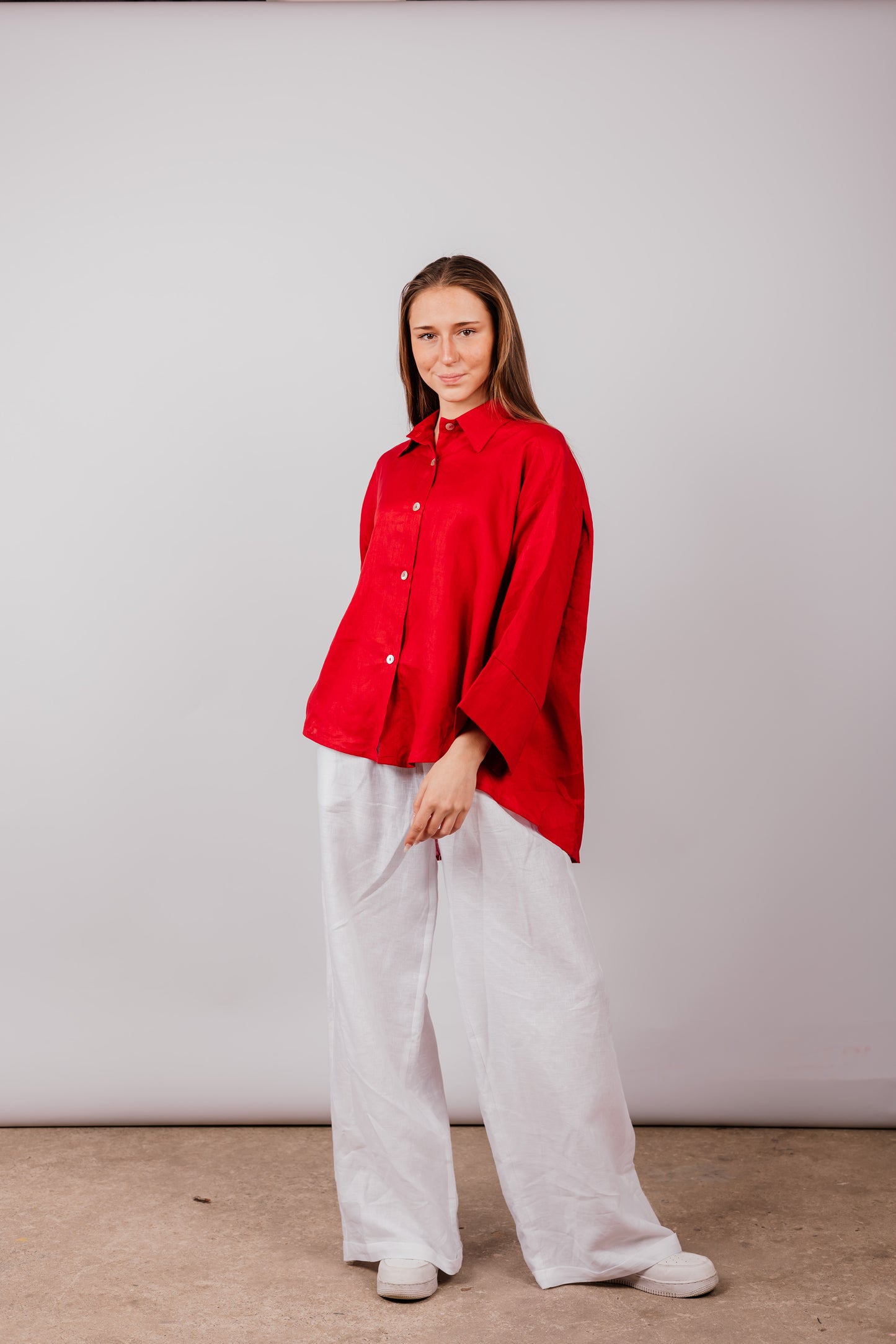Basic Shirt In Red