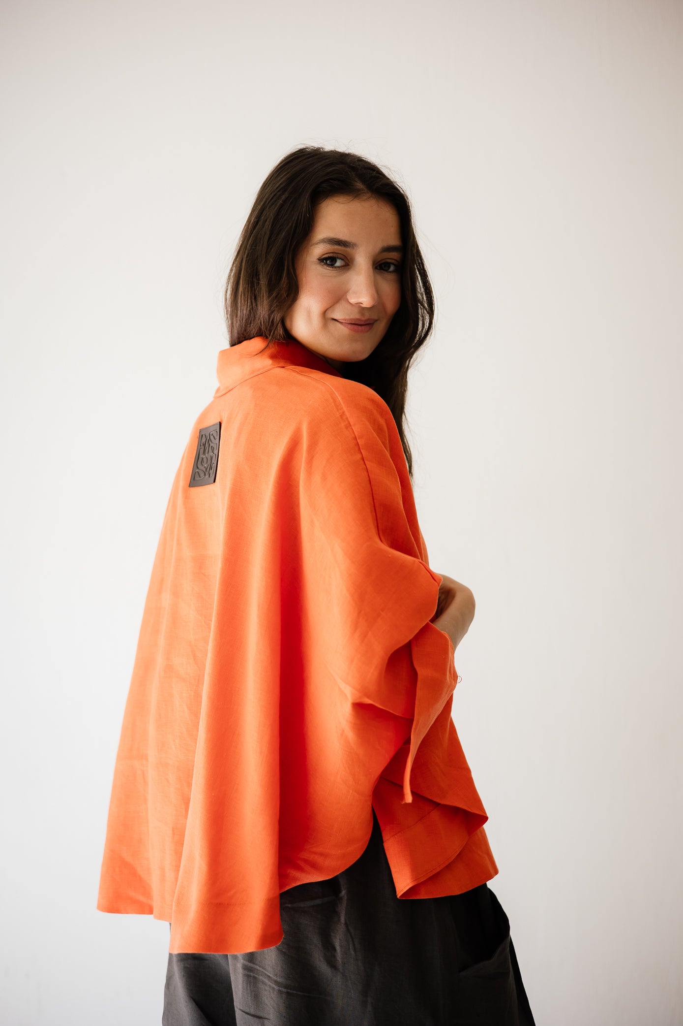Butterfly Shirt In Orange
