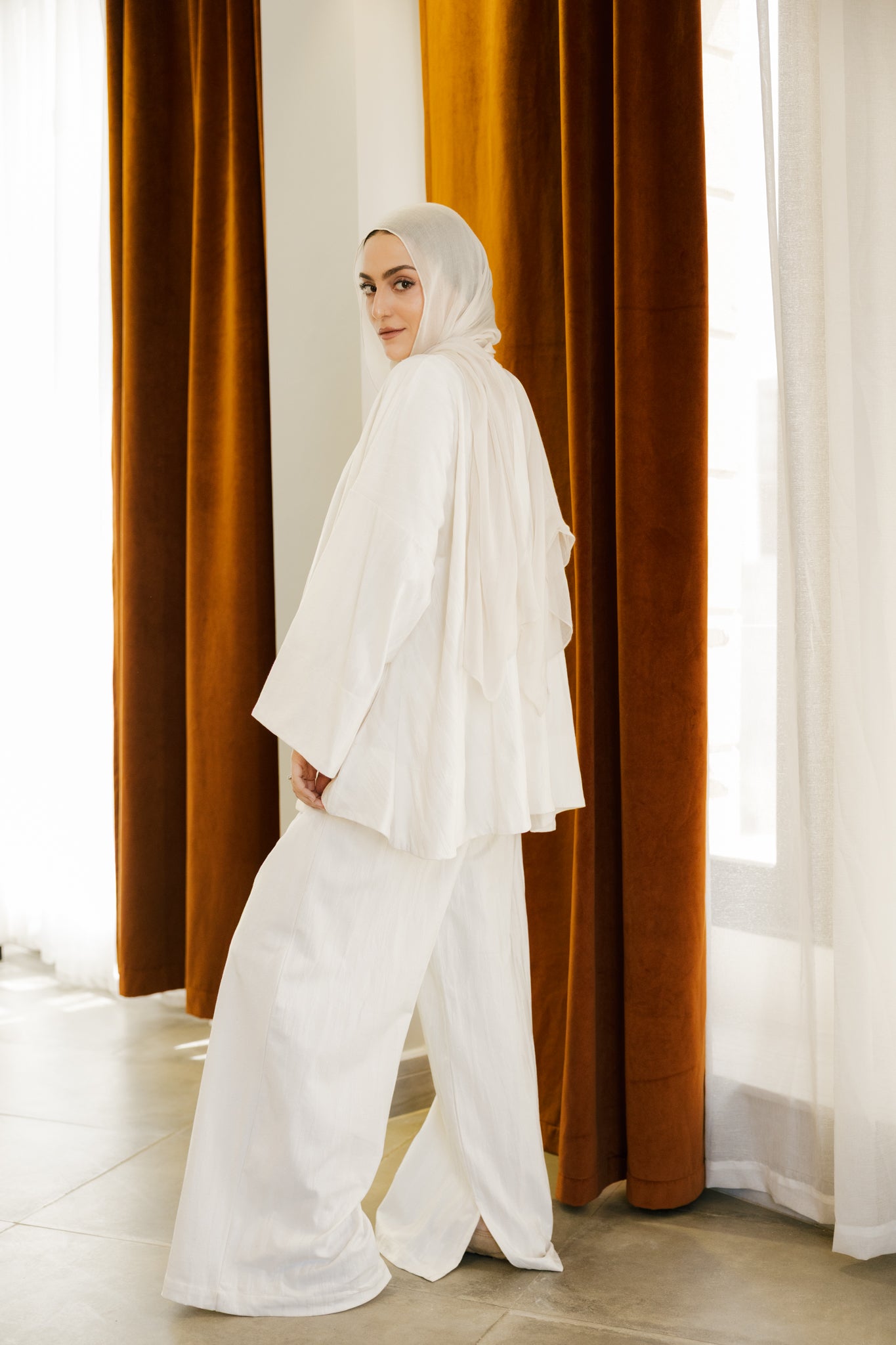 Daily cotton set in off-white