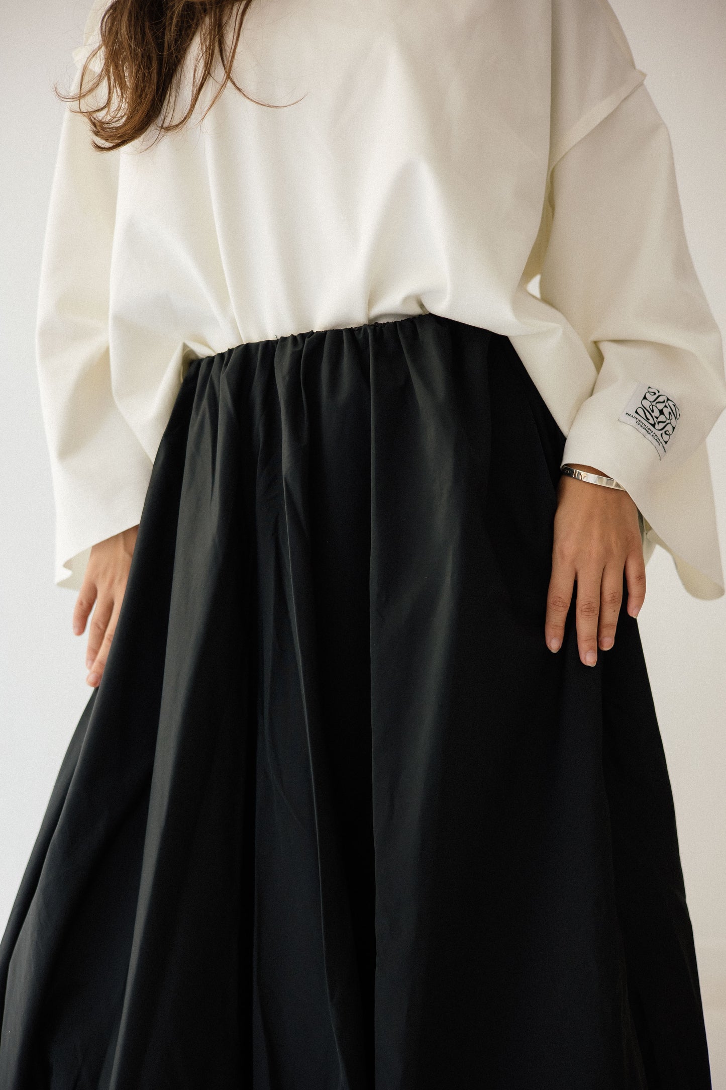 Balloon Skirt in Black
