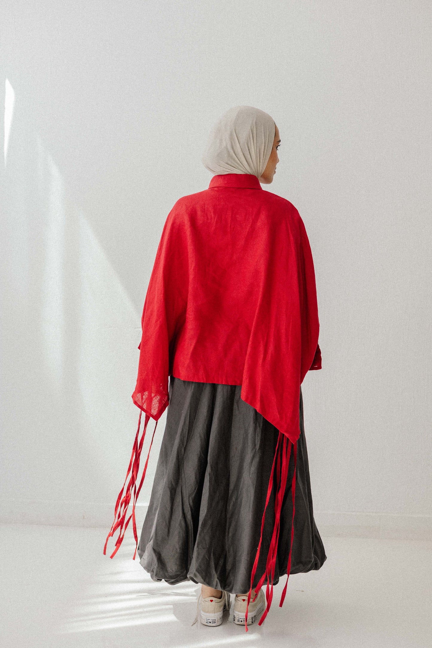 Fringes Shirt In Red