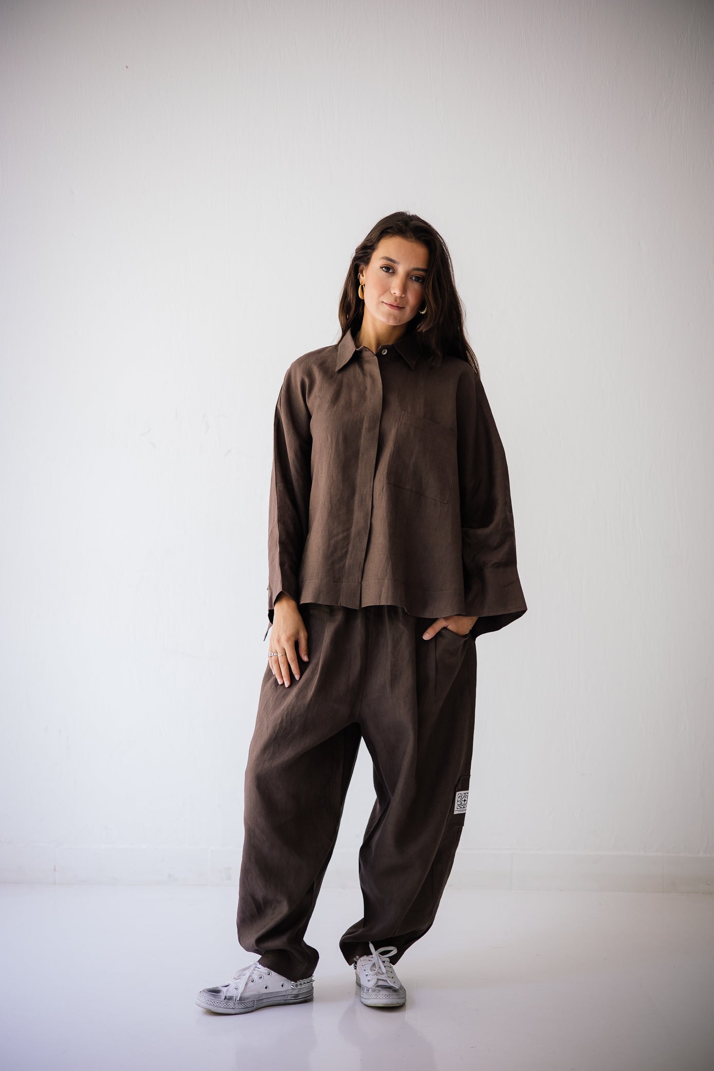 Butterfly Shirt In Brown