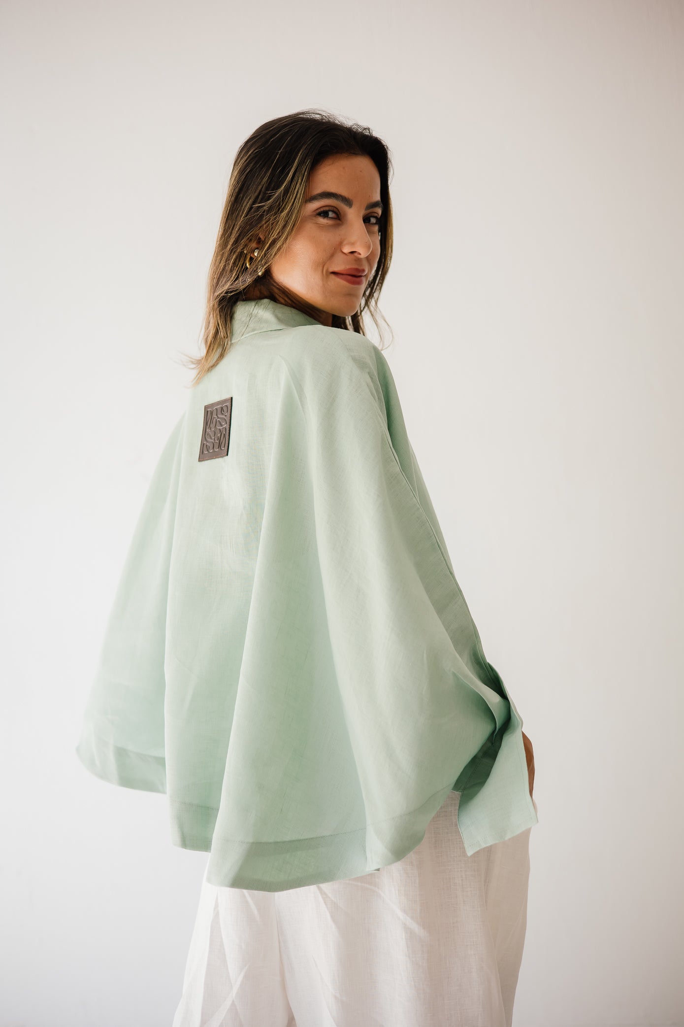 Butterfly Shirt In Mint