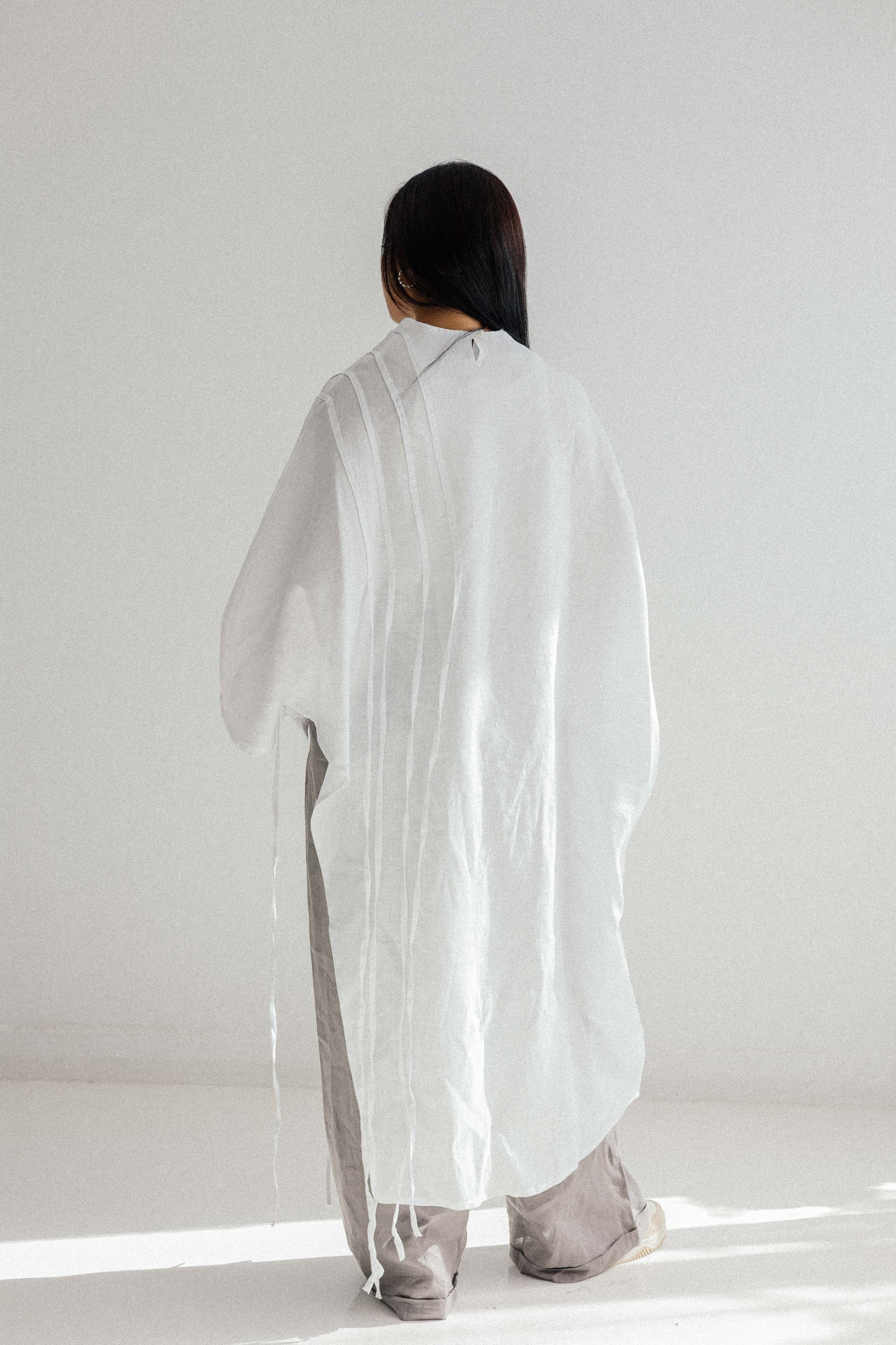 Side To Side Top In White