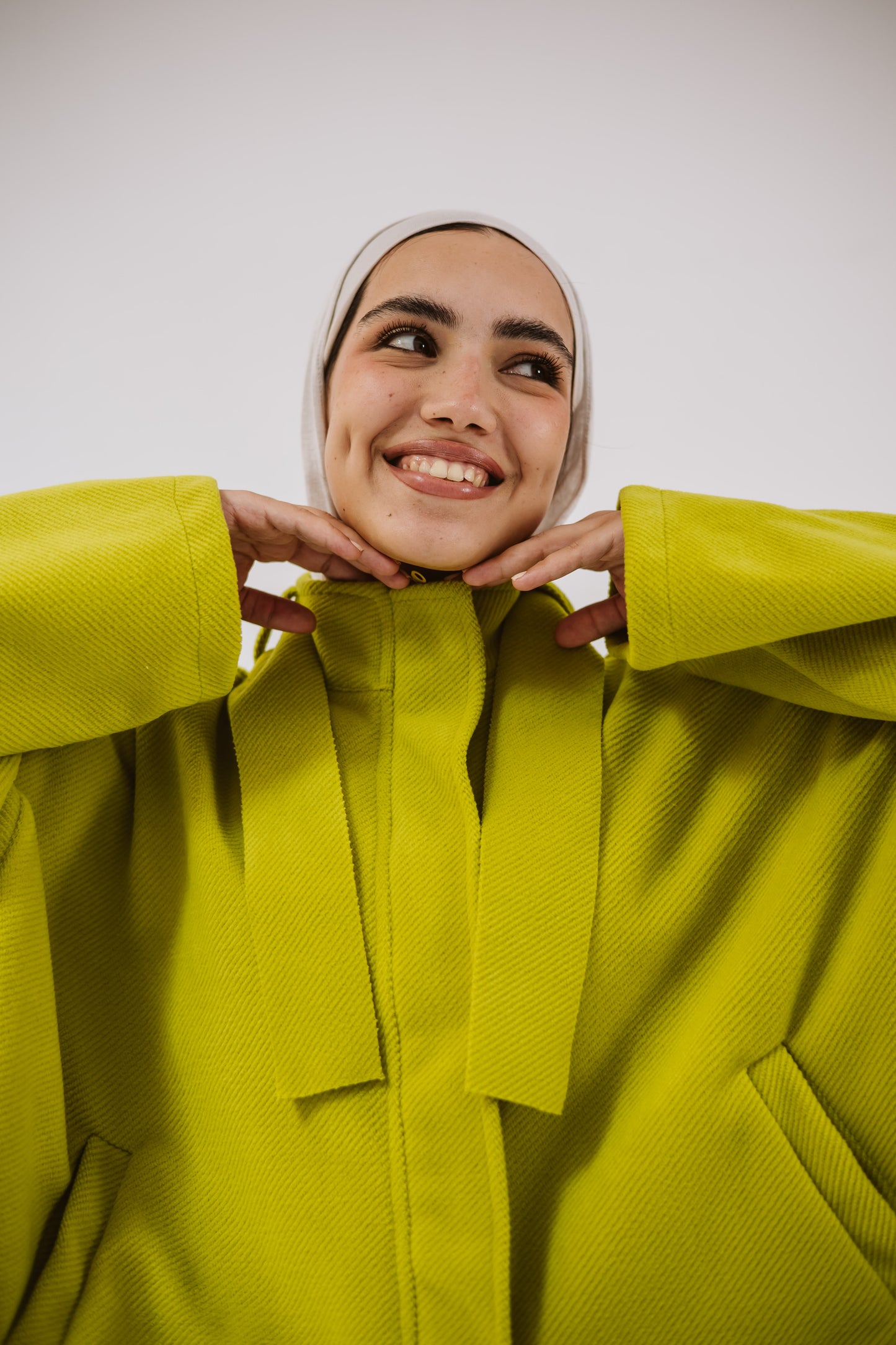 Short jackets in lime