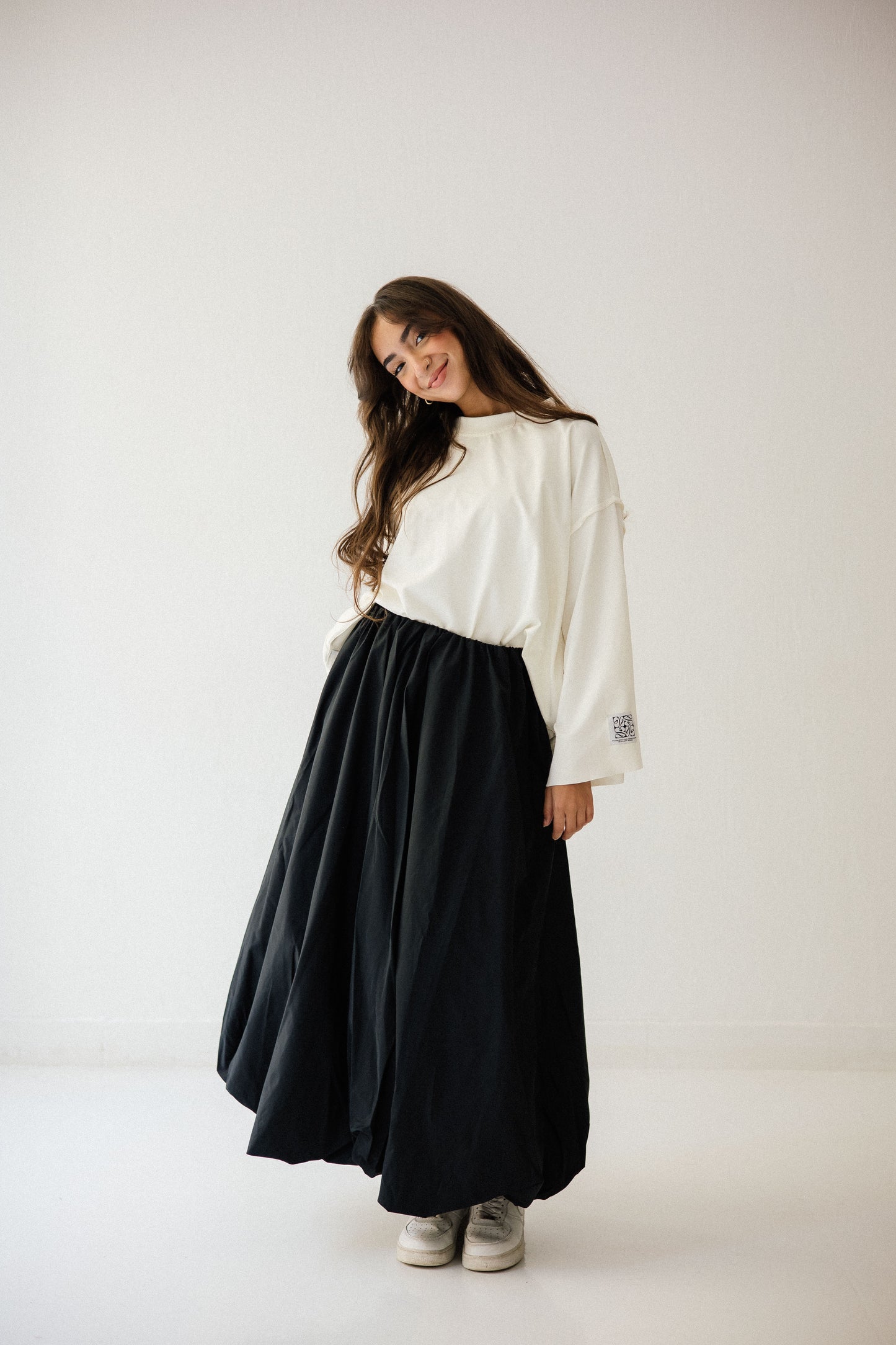 Balloon Skirt in Black