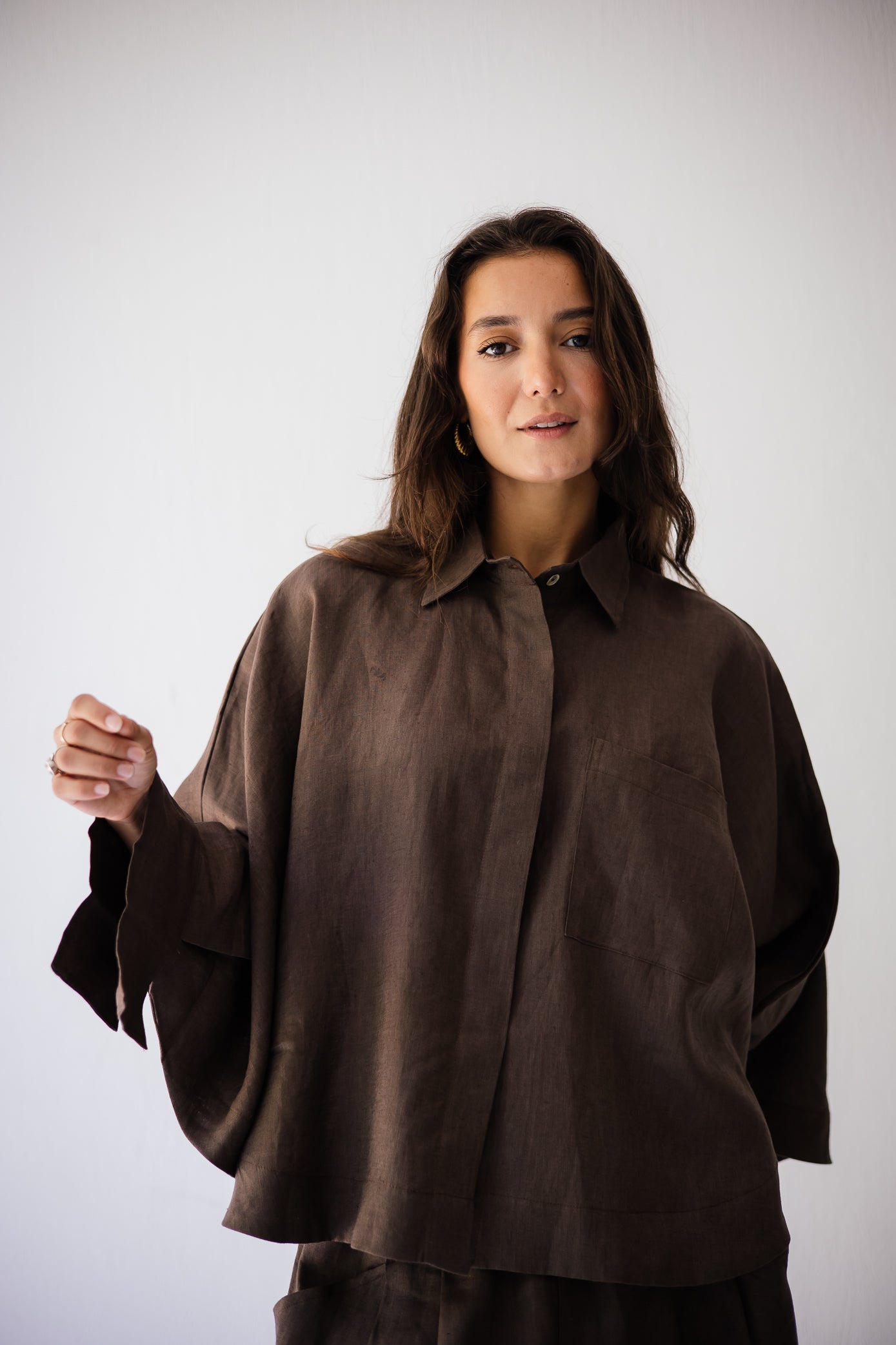 Butterfly Shirt In Brown