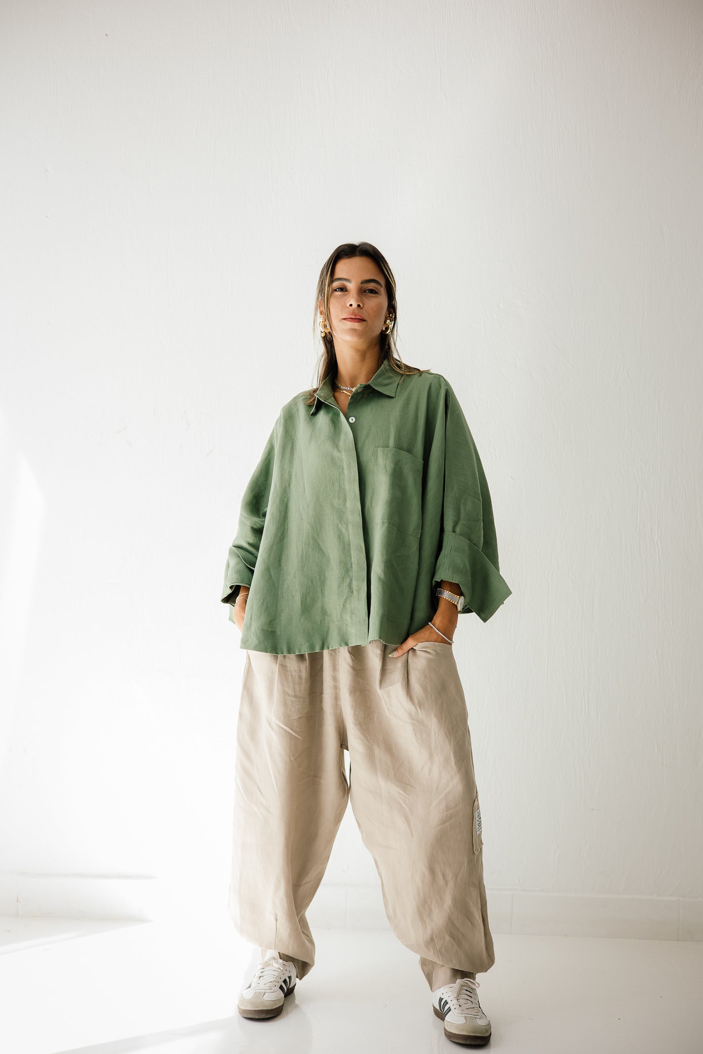 Butterfly Shirt In Olive