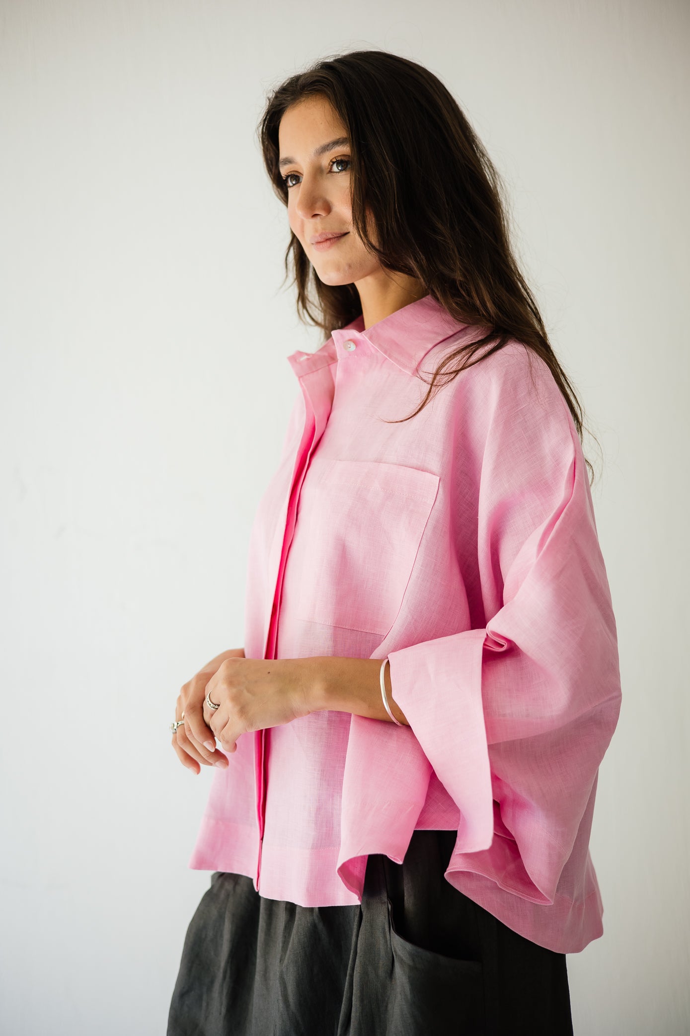 Butterfly Shirt In Pink