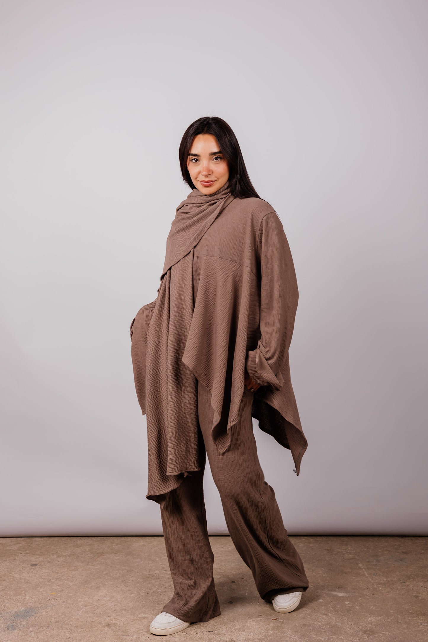Crushed Set In Brown