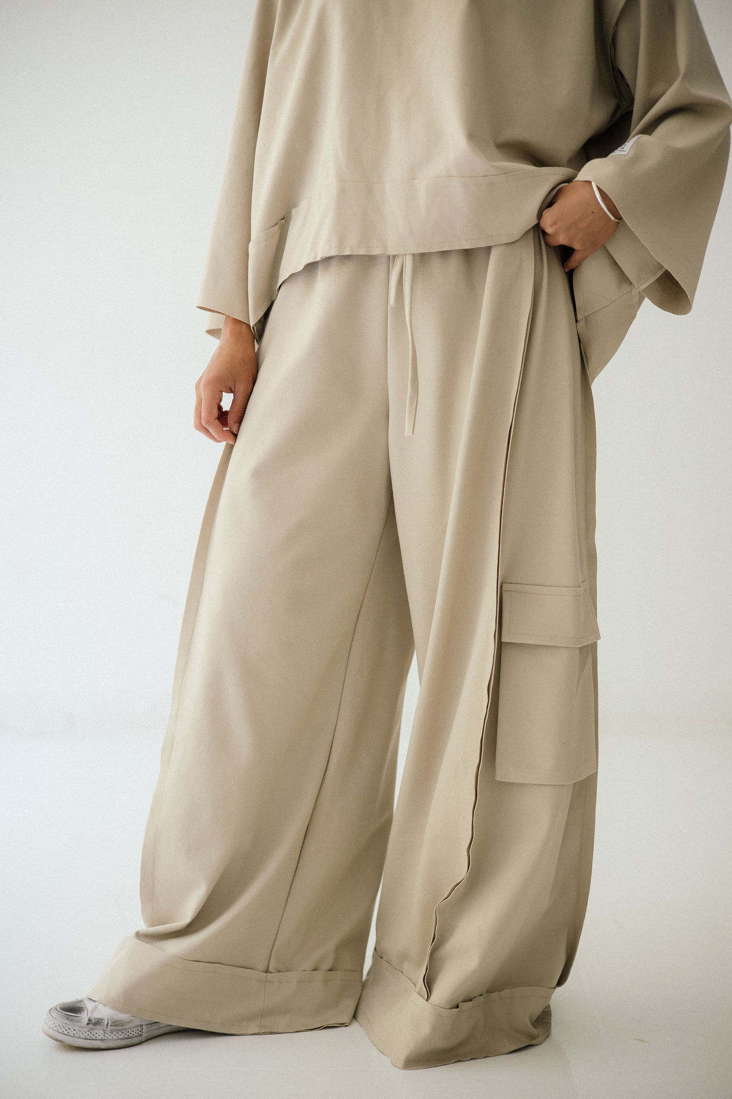 Pocket Cotton Set In Cafe