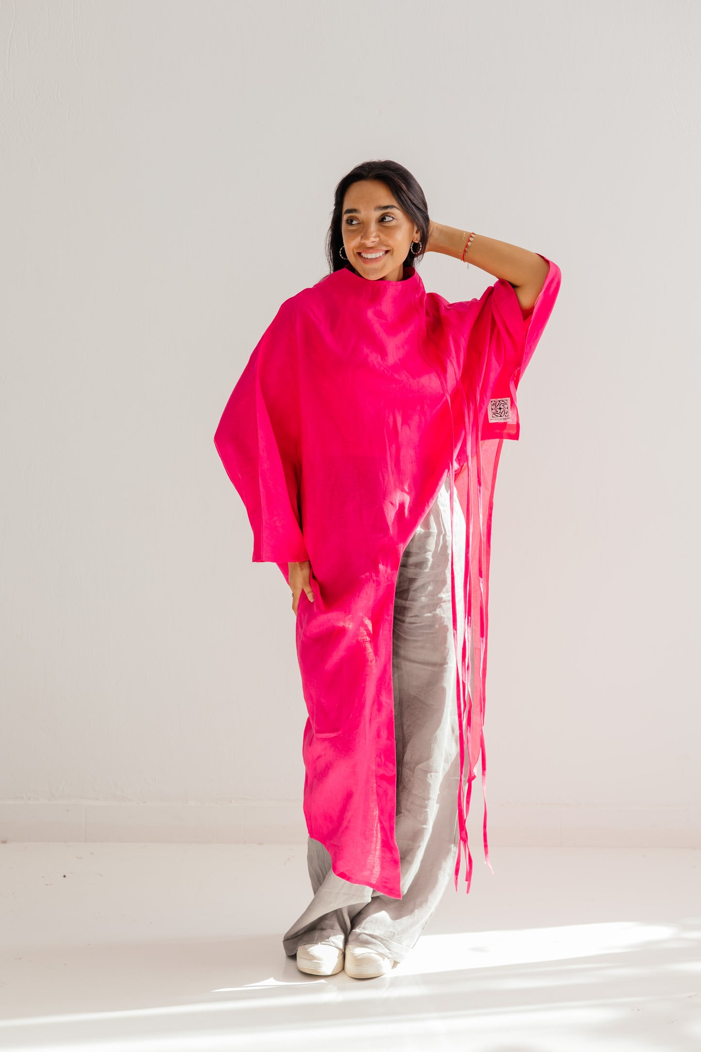 Side To Side Top In Fuchsia
