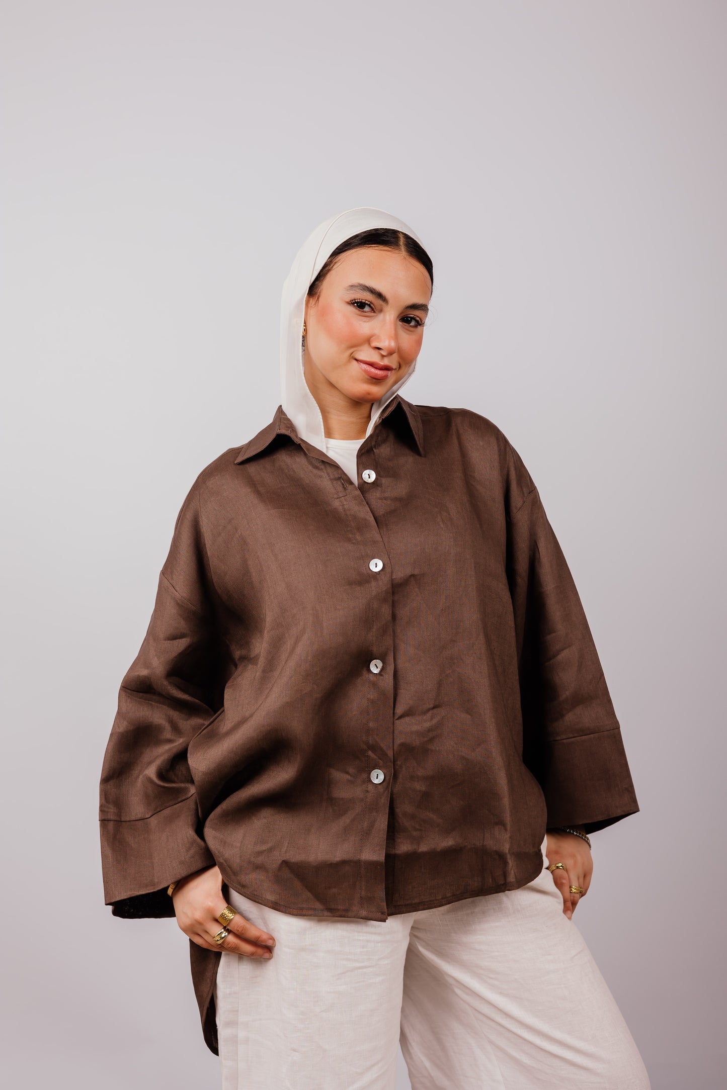 Basic Shirt In Brown