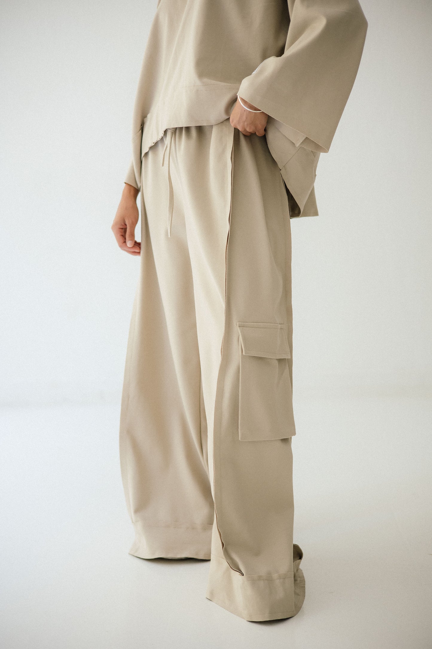 Pocket Cotton Set In Cafe