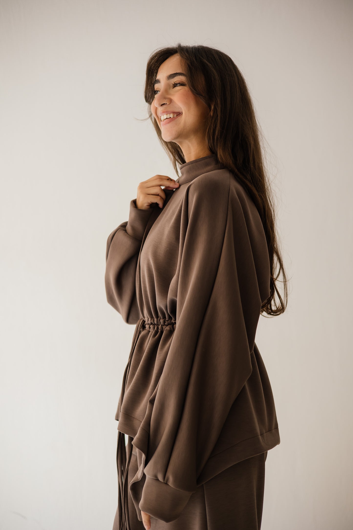 Elastic Set In Brown