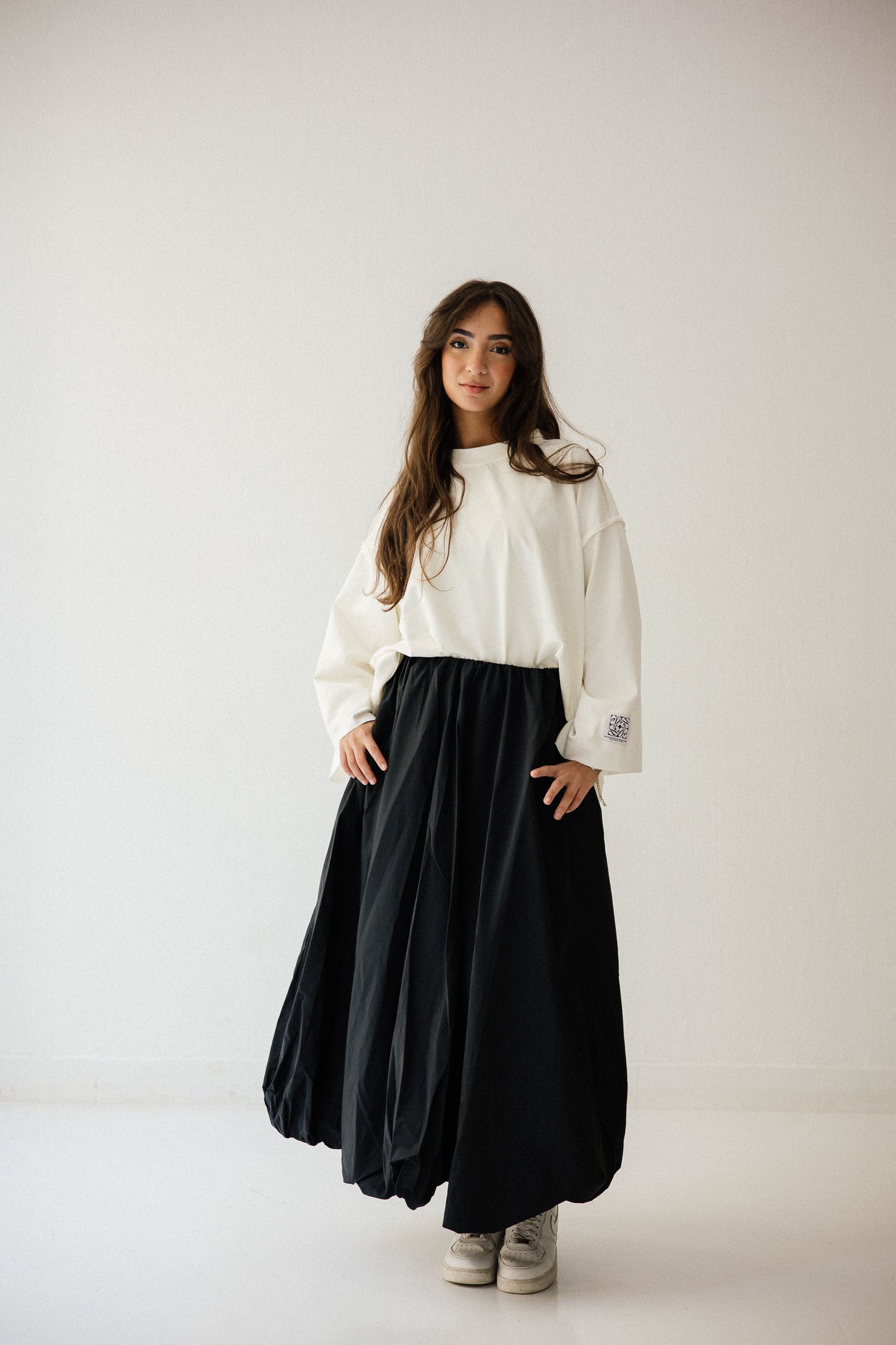Balloon Skirt in Black