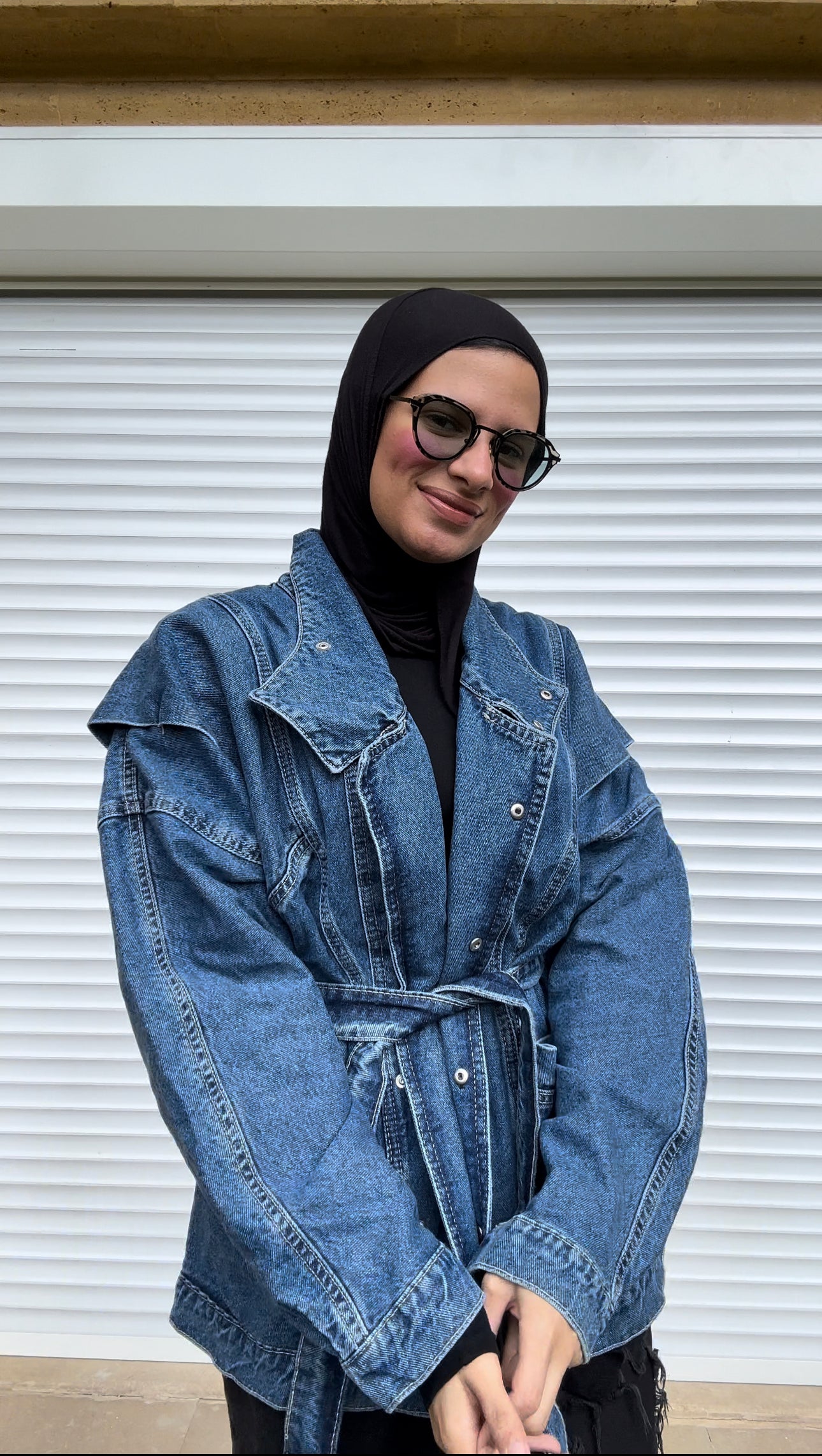 Love In Denim Jacket In Blue