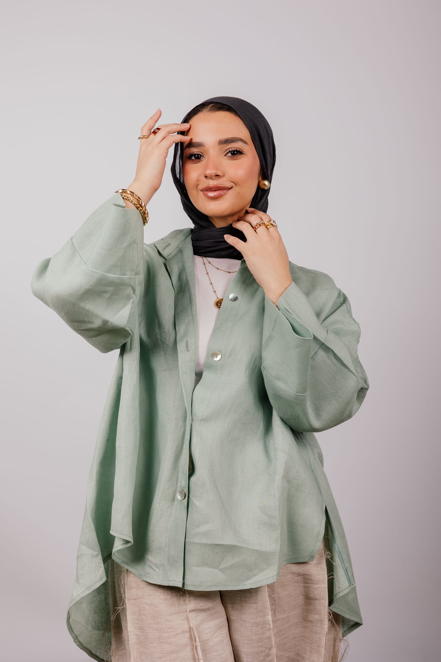 Basic Shirt In Mint