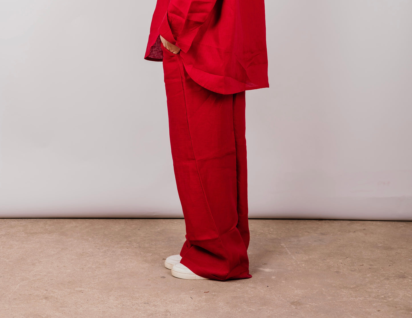 Basic Pant In Red