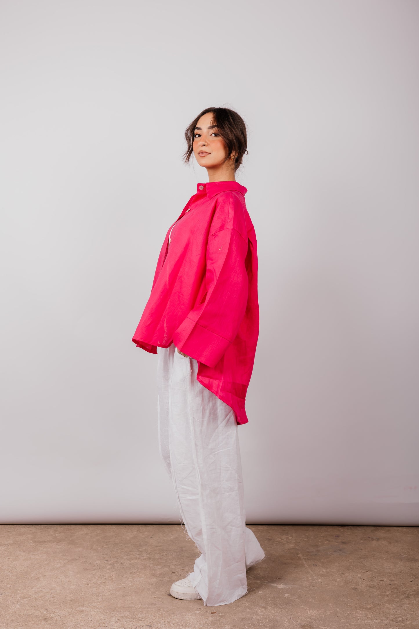 Basic Shirt In Fuchsia