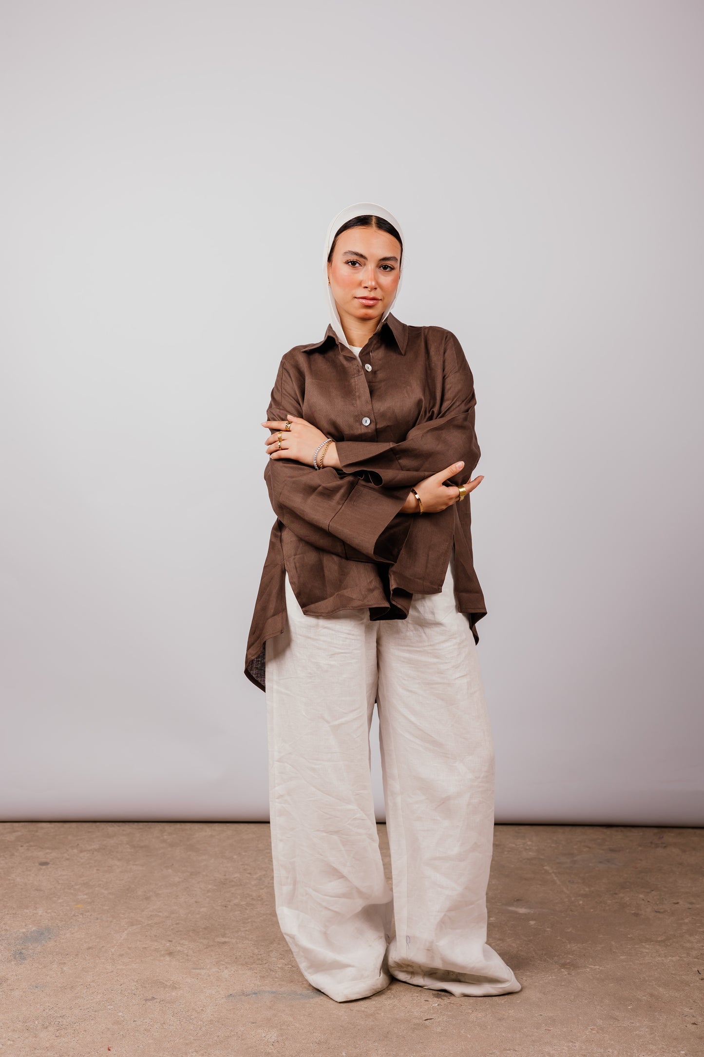 Basic Shirt In Brown
