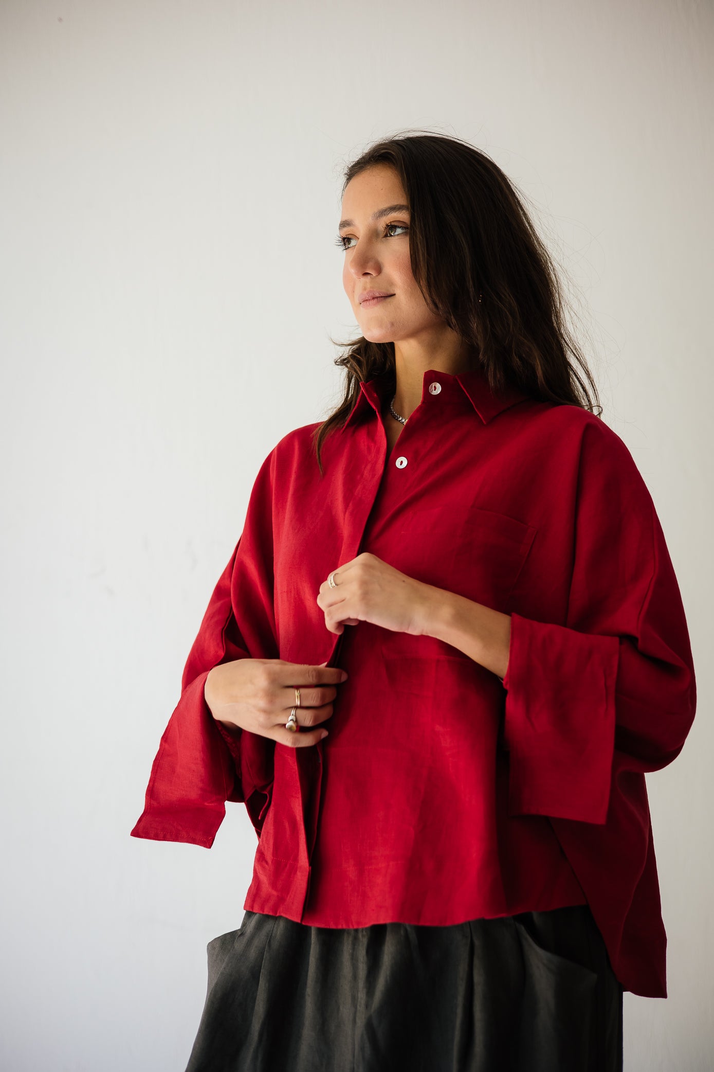 Butterfly Shirt In Red