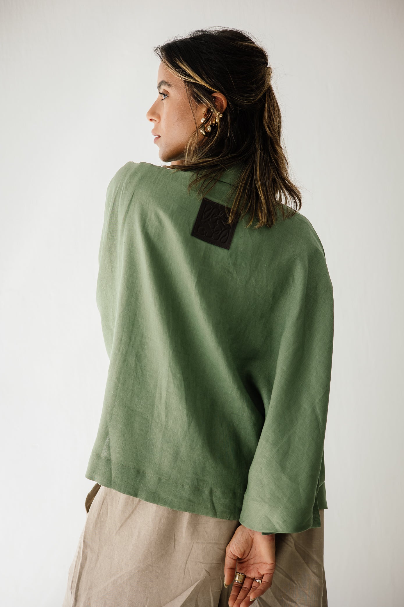 Butterfly Shirt In Olive