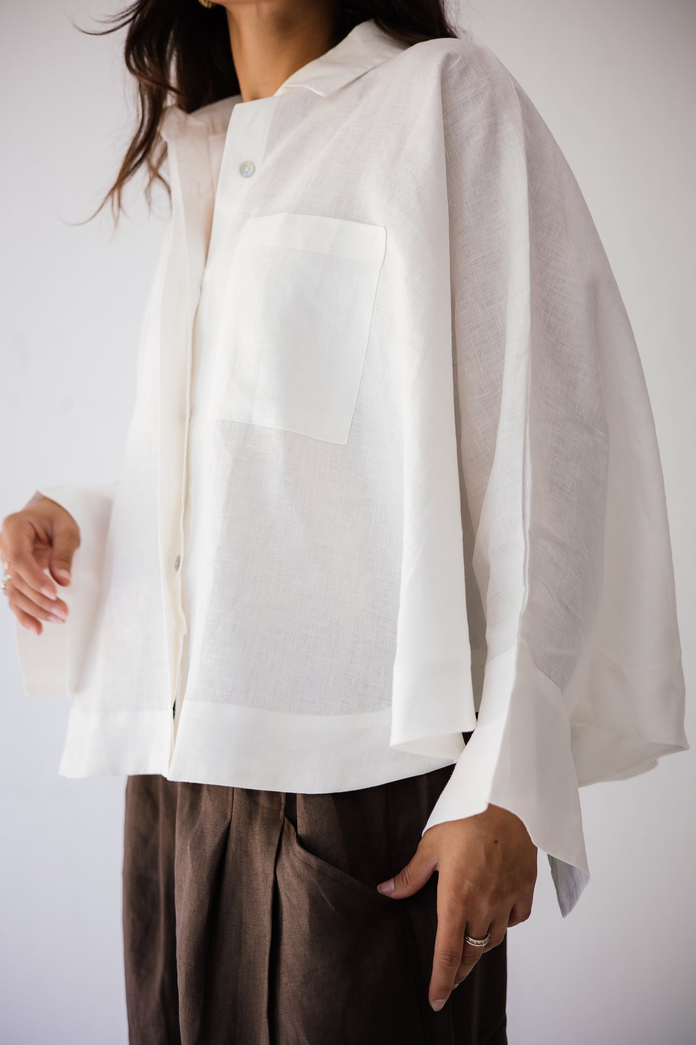 Butterfly Shirt In White
