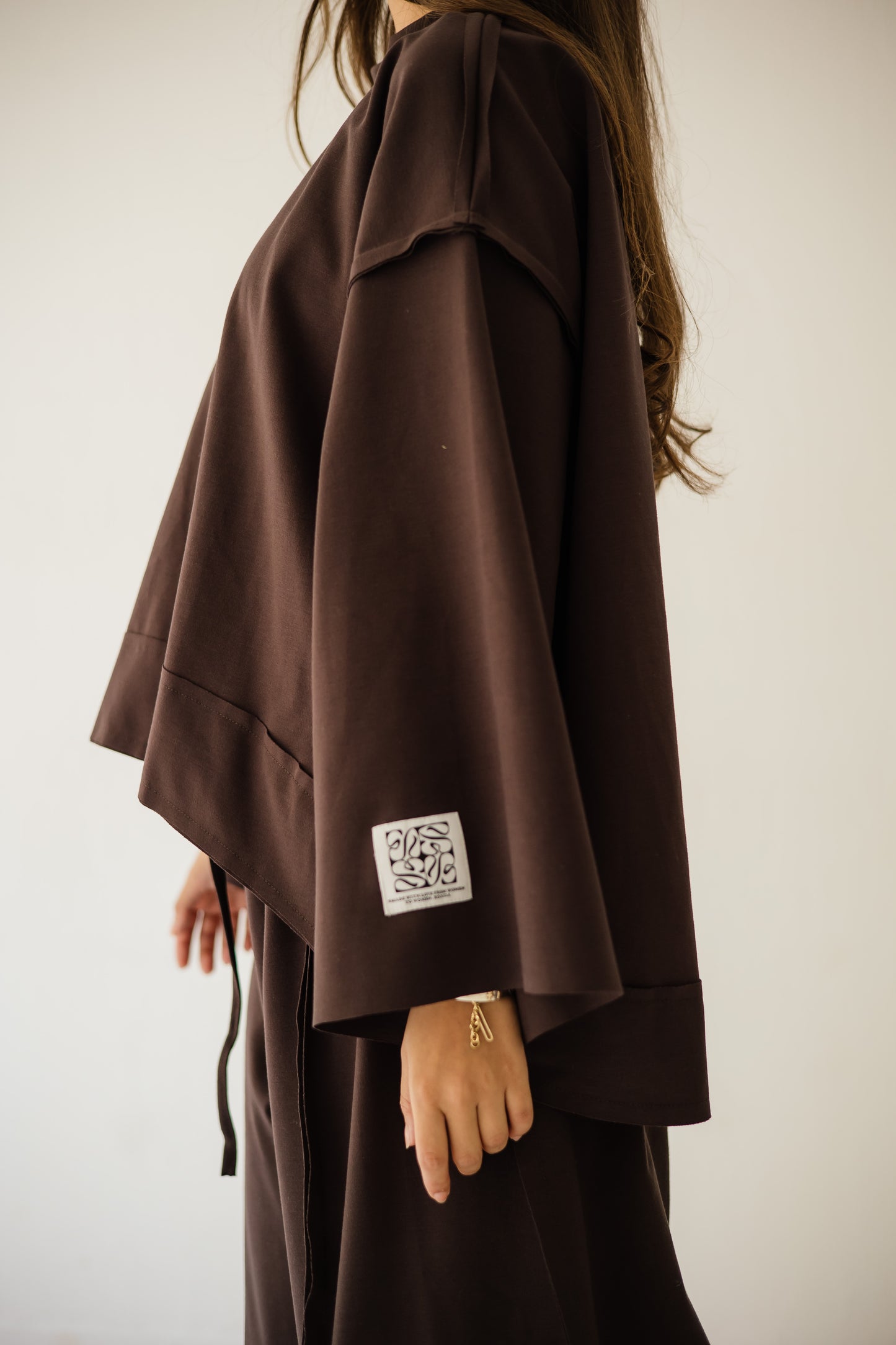 Pocket Cotton Set In Brown