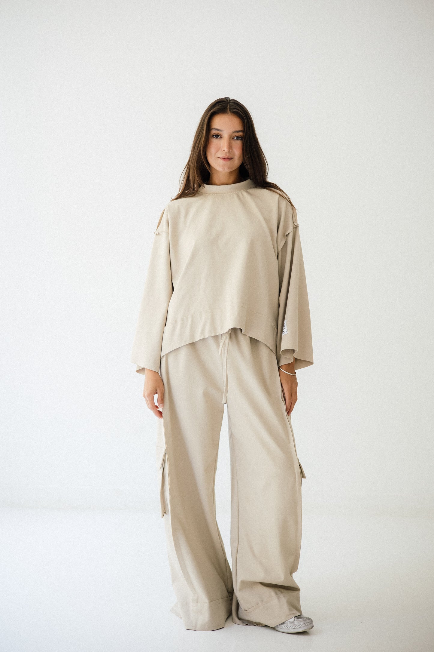 Pocket Cotton Set In Cafe
