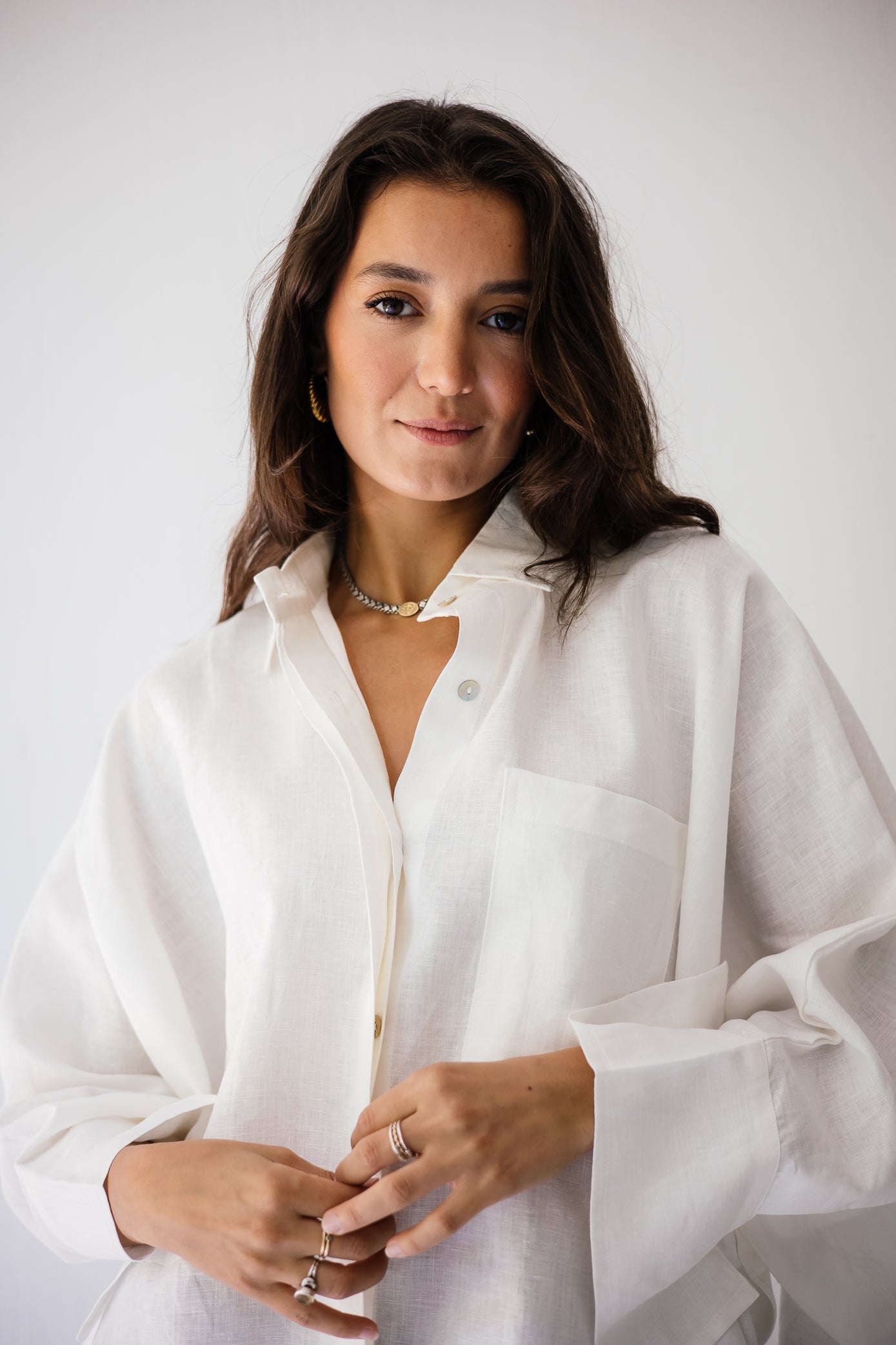 Butterfly Shirt In White