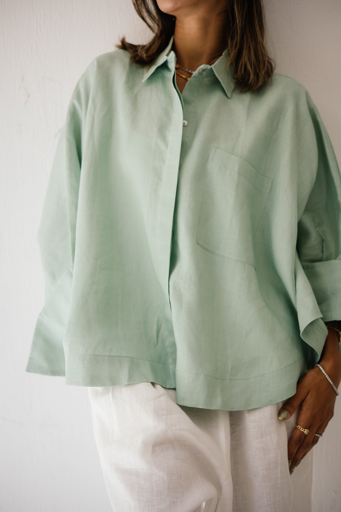 Butterfly Shirt In Mint