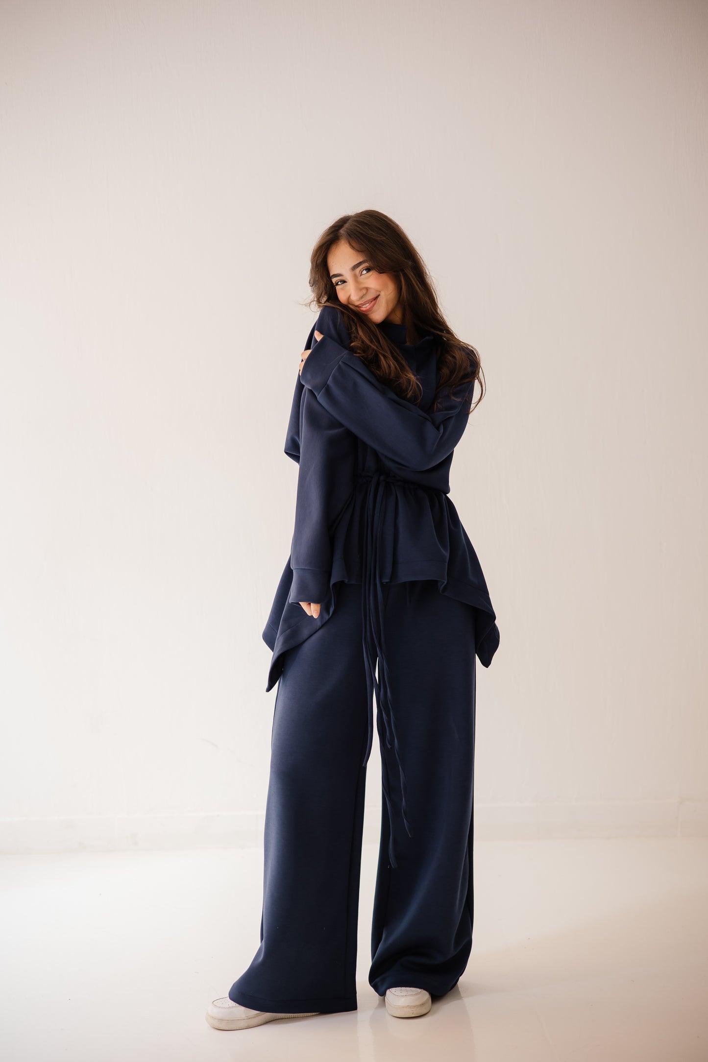 Elastic Set In Navy-blue