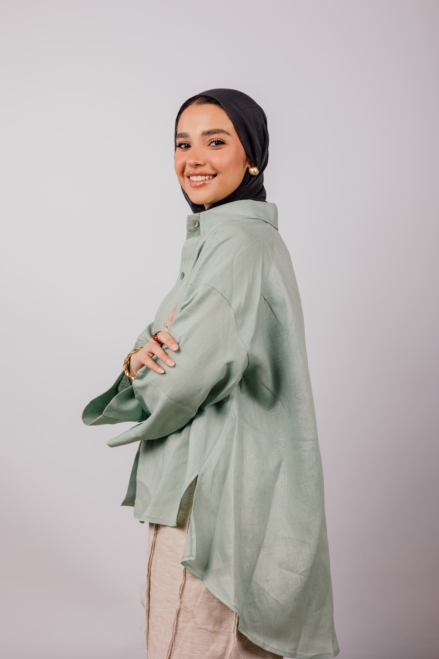 Basic Shirt In Mint