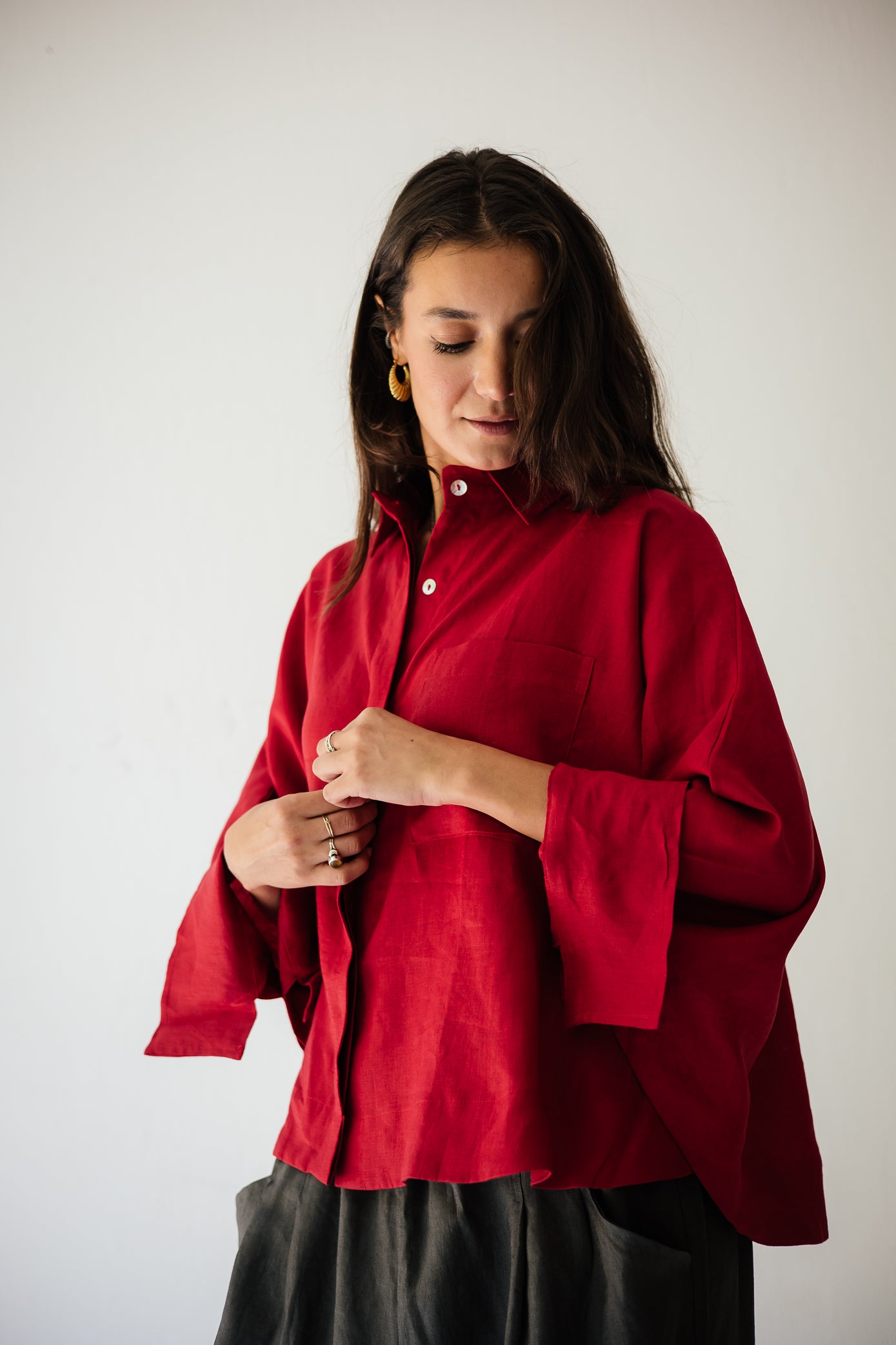 Butterfly Shirt In Red