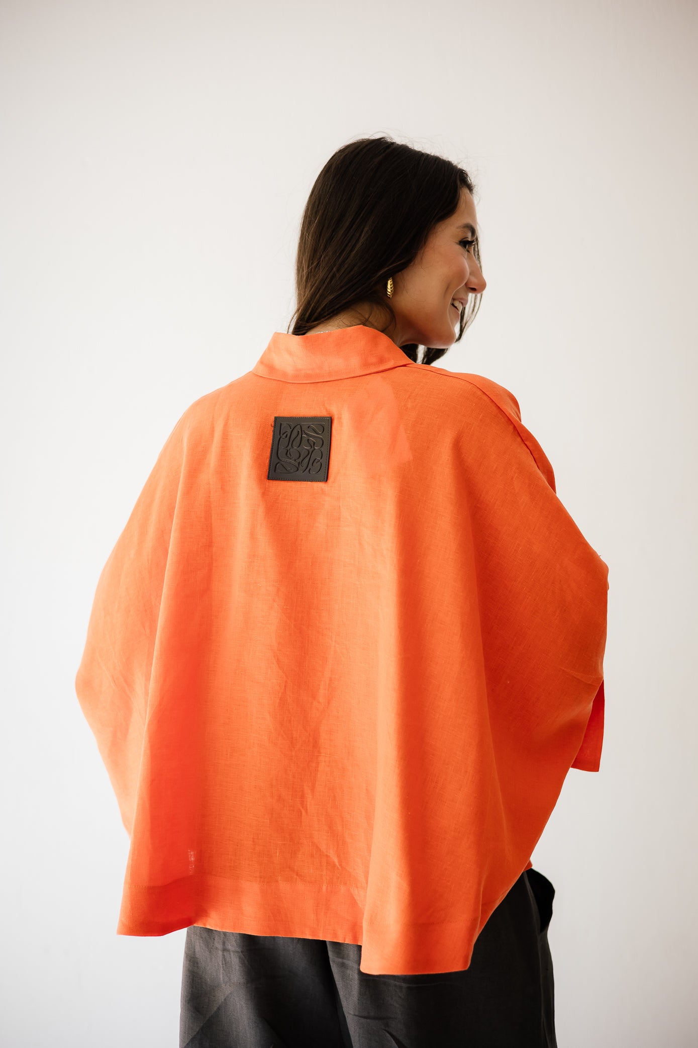 Butterfly Shirt In Orange