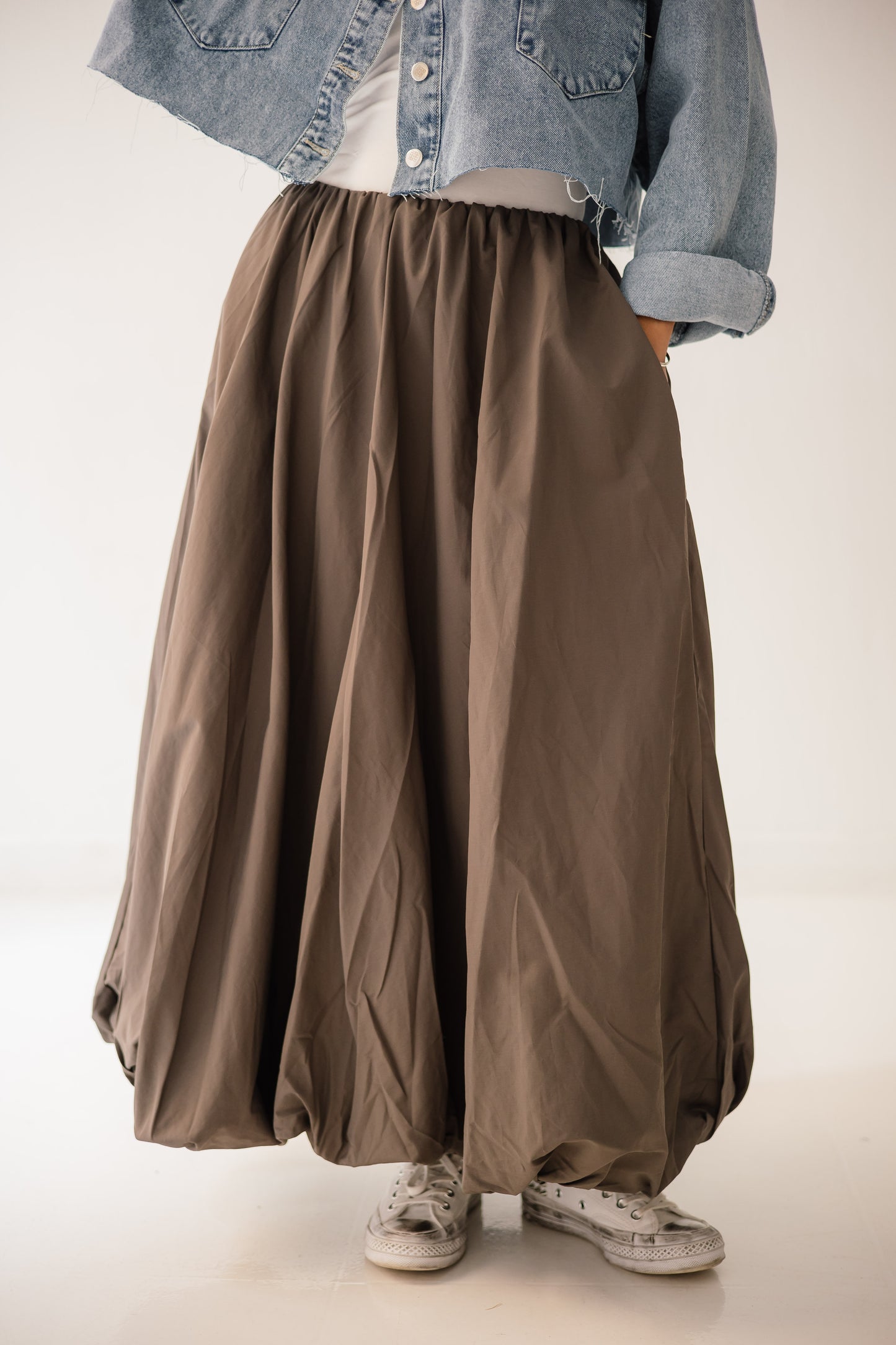 Balloon Skirt In Griesh