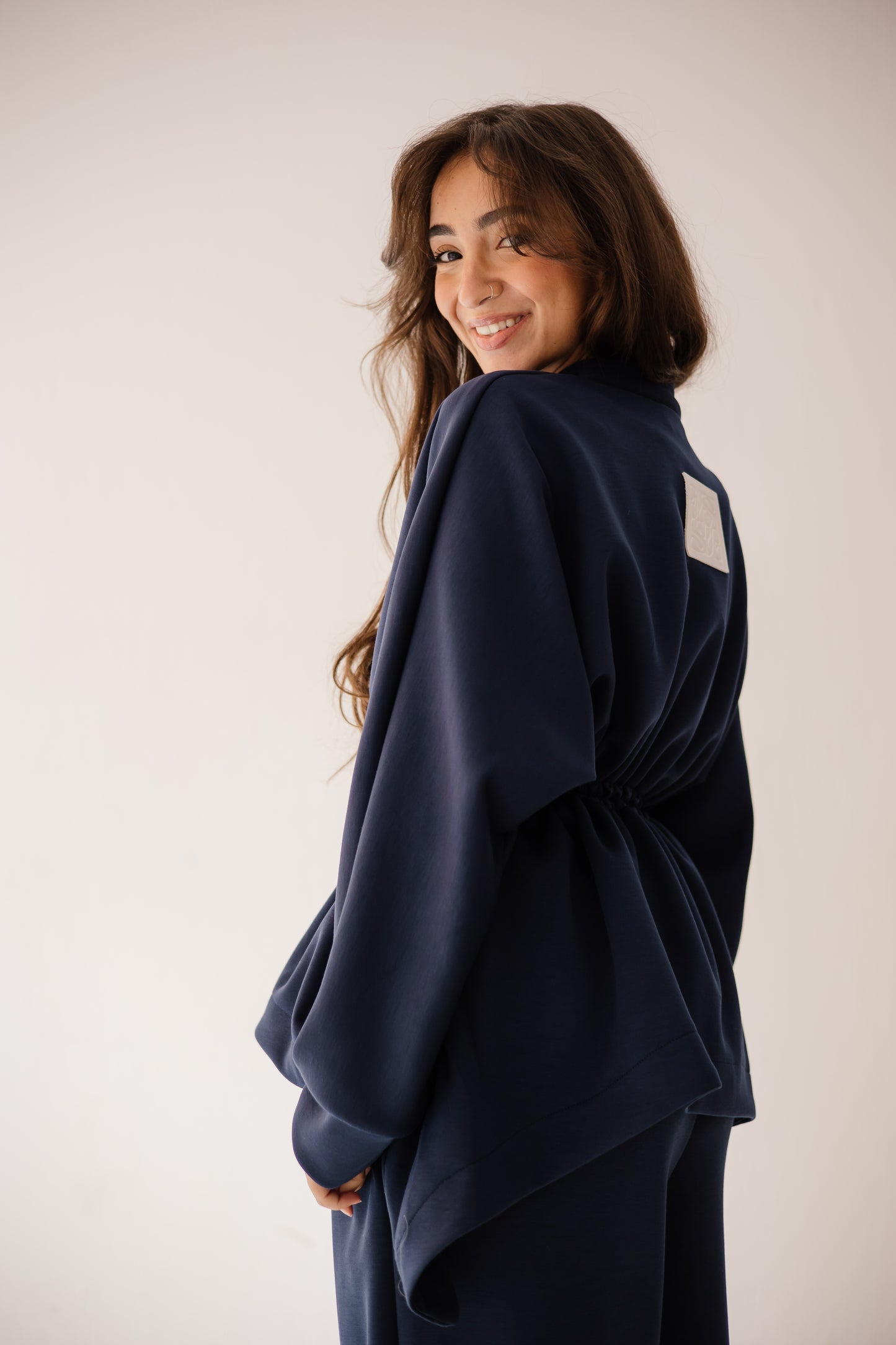 Elastic Set In Navy-blue