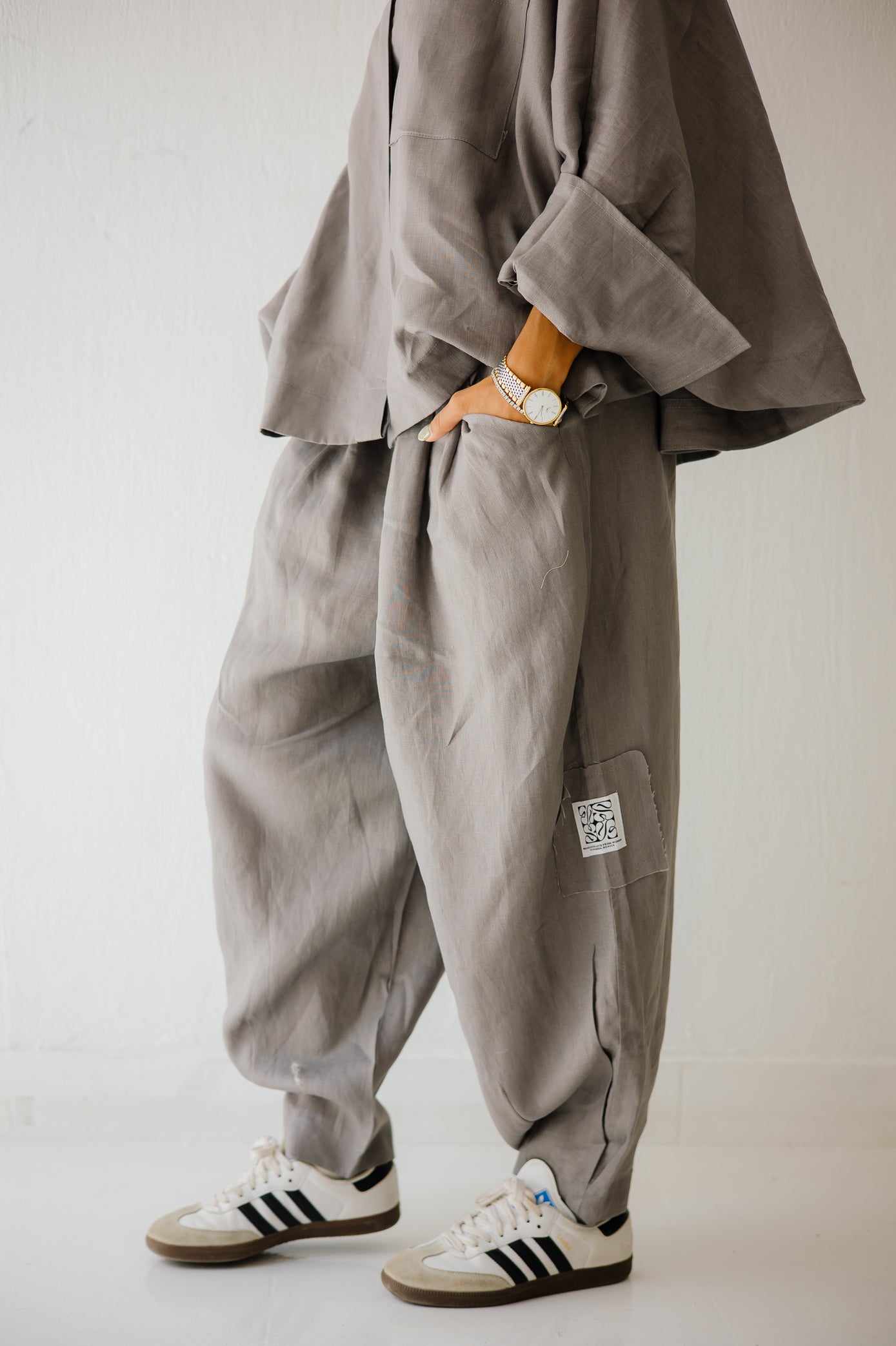 Balloon Pant In Grey