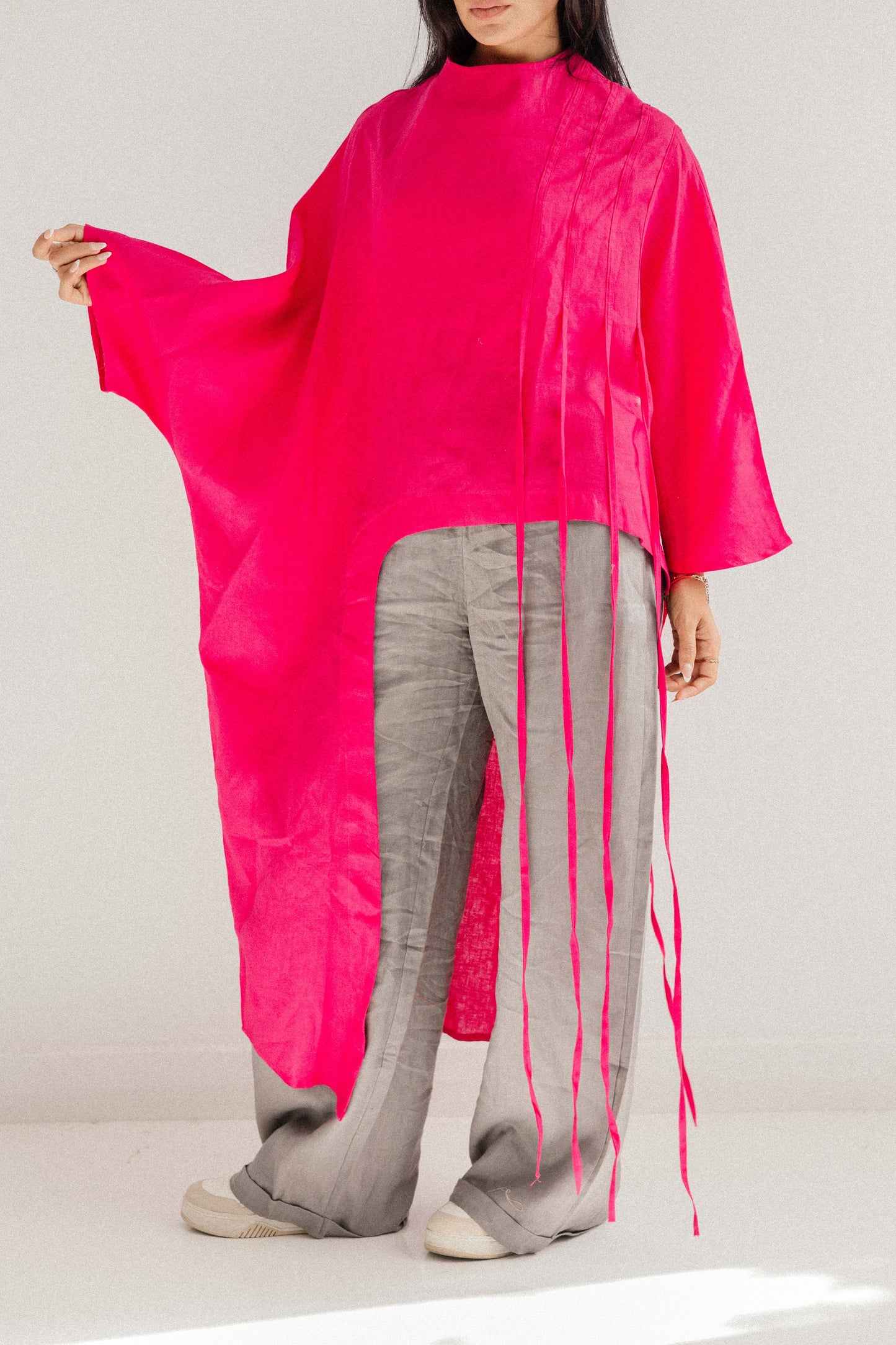 Side To Side Top In Fuchsia